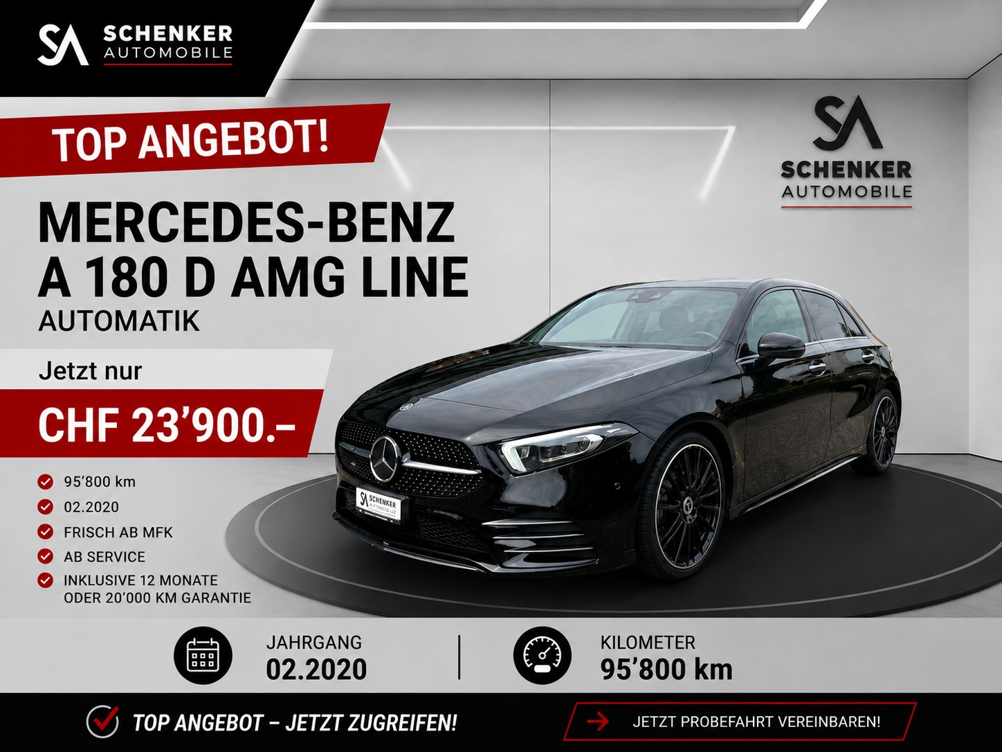 MERCEDES-BENZ A 180 d AMG Line-image-0