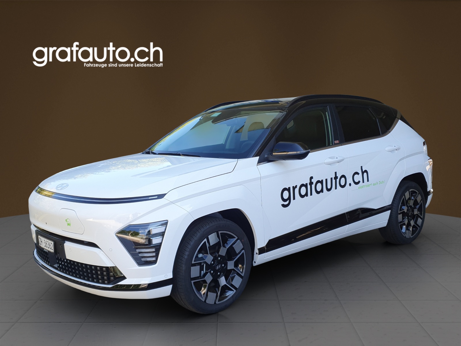 HYUNDAI Kona 65,4 kWh Electric Vertex 19 Zoll / Two Tone-image-1