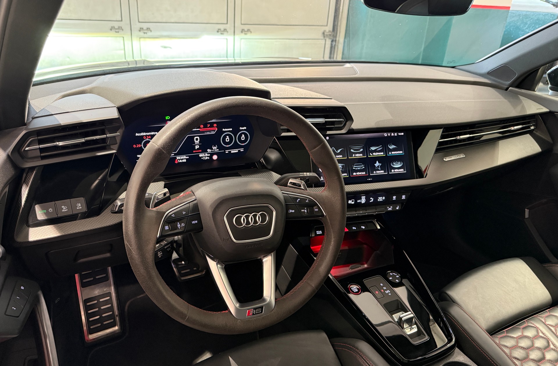 AUDI RS3 Sportback 2.5 TSI quattro S-tronic full black* freins ceramic*-image-8