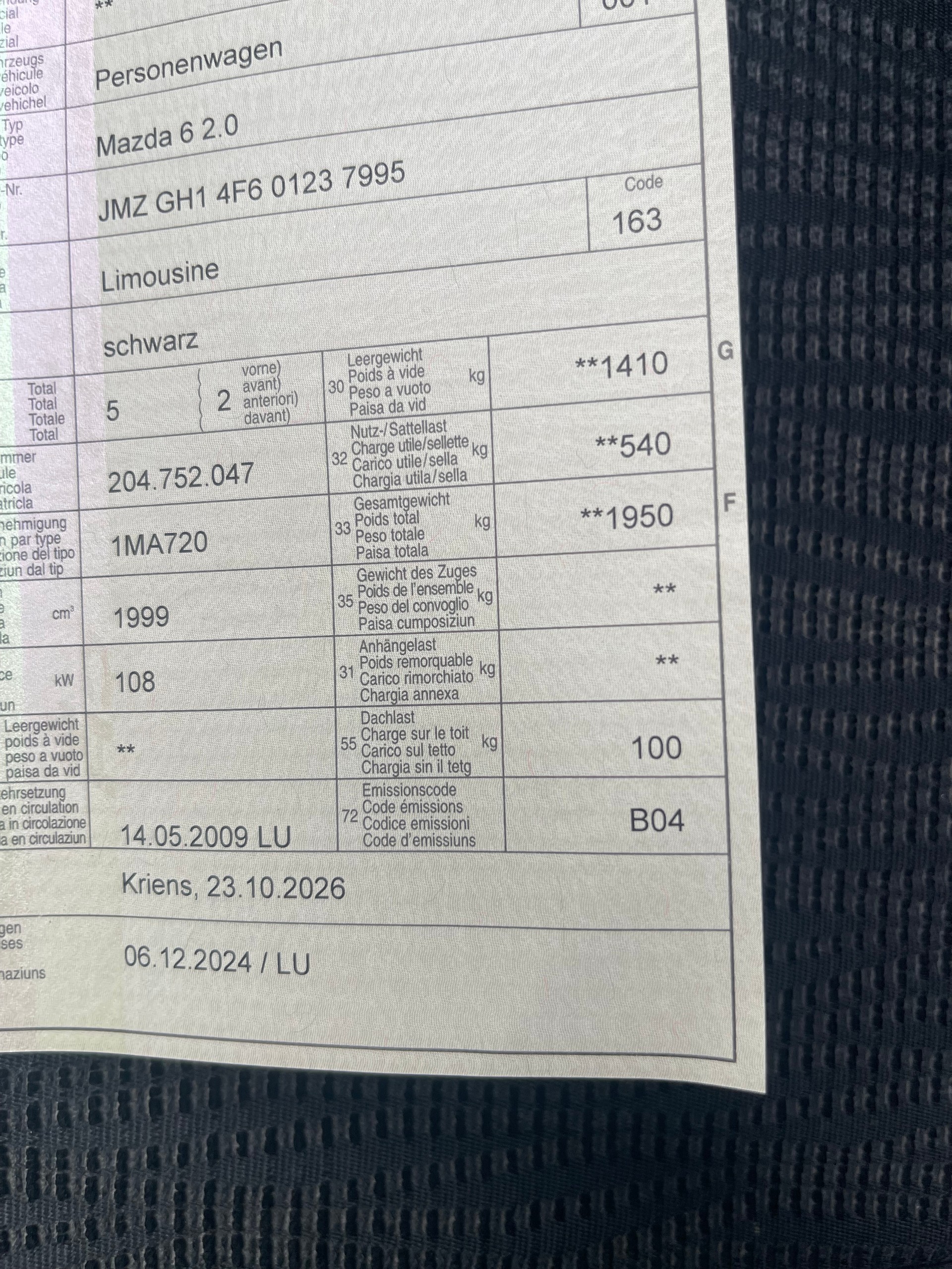MAZDA 6 2.0 16V Exclusive-image-5