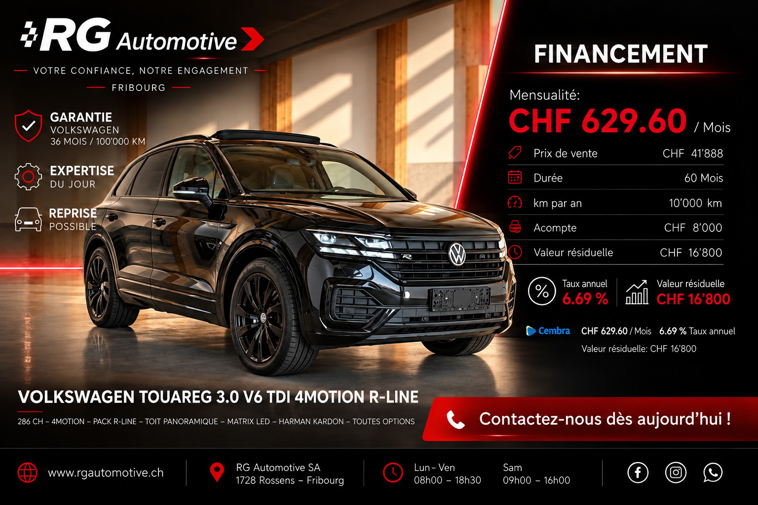 VW Touareg 3.0 TDI R Line Tiptronic-image-15