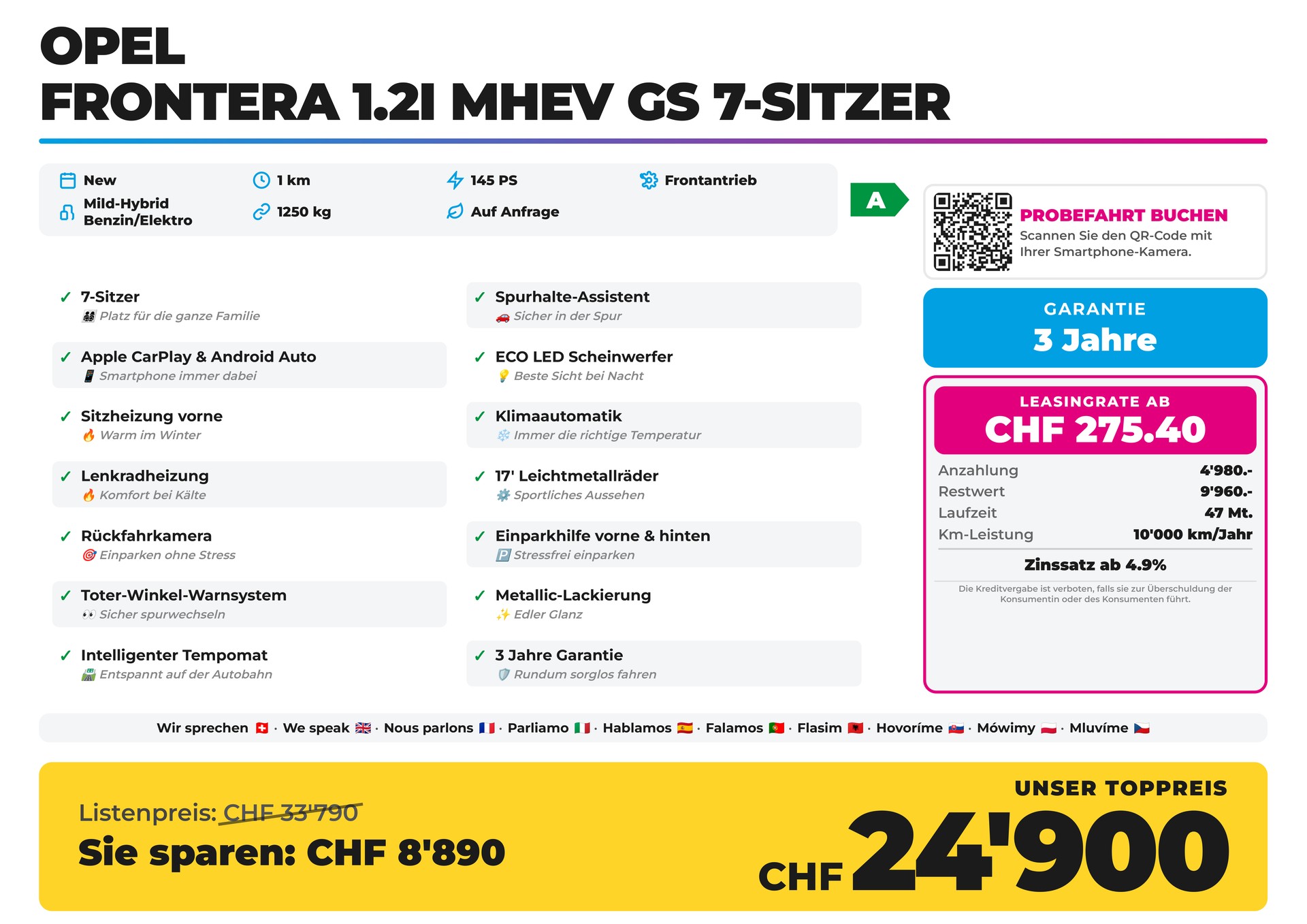 OPEL Frontera 1.2i MHEV GS 7-Sitzer-showroom-element-1