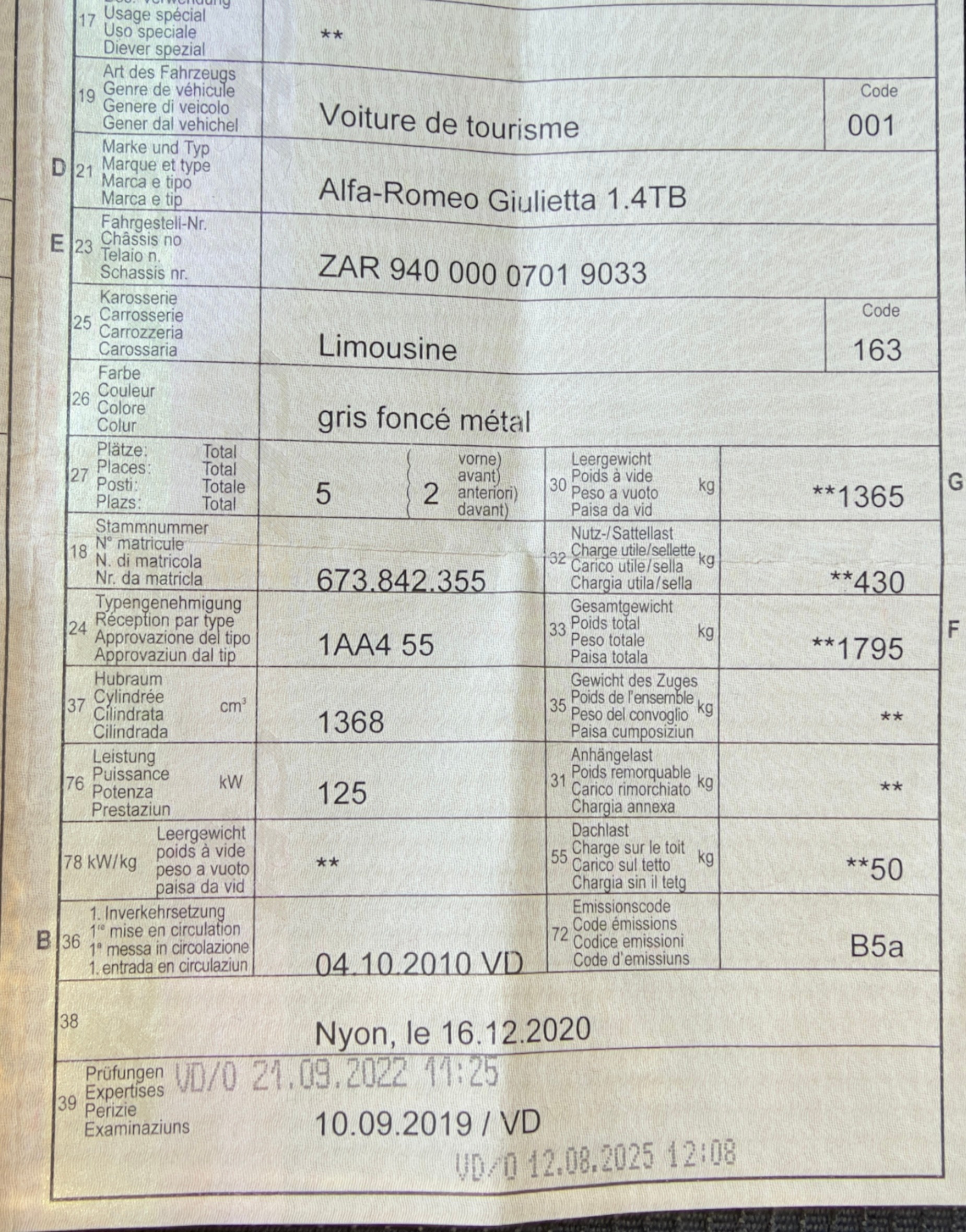 ALFA ROMEO Giulietta 1.4 MultiAir Progression-image-13