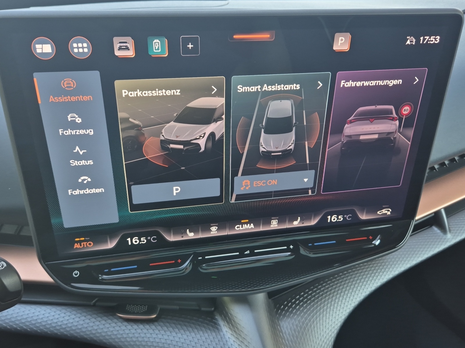 CUPRA Tavascan Type 9 77 kWh VZ Adrenaline*Head up Display*360°Kamera*Panoramadach*-image-18