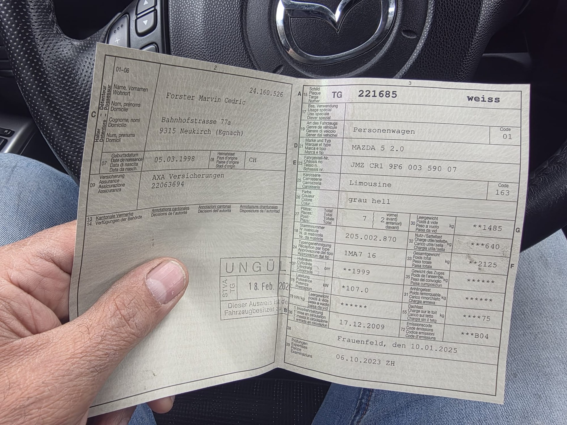 MAZDA 5 2.0 16V Confort-image-12