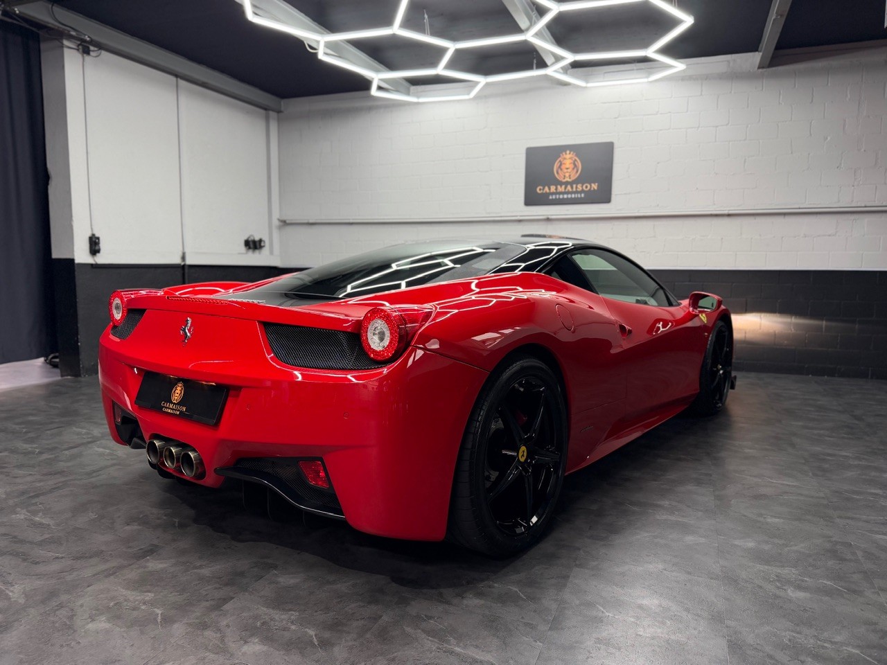 FERRARI 458 Italia 4.5 V8 | Racing Carbon Sitze | Carbon LED Lenkrad | Bicolor | Ferrari Servicegepflegt | Steinschlagschutzfolie-image-8
