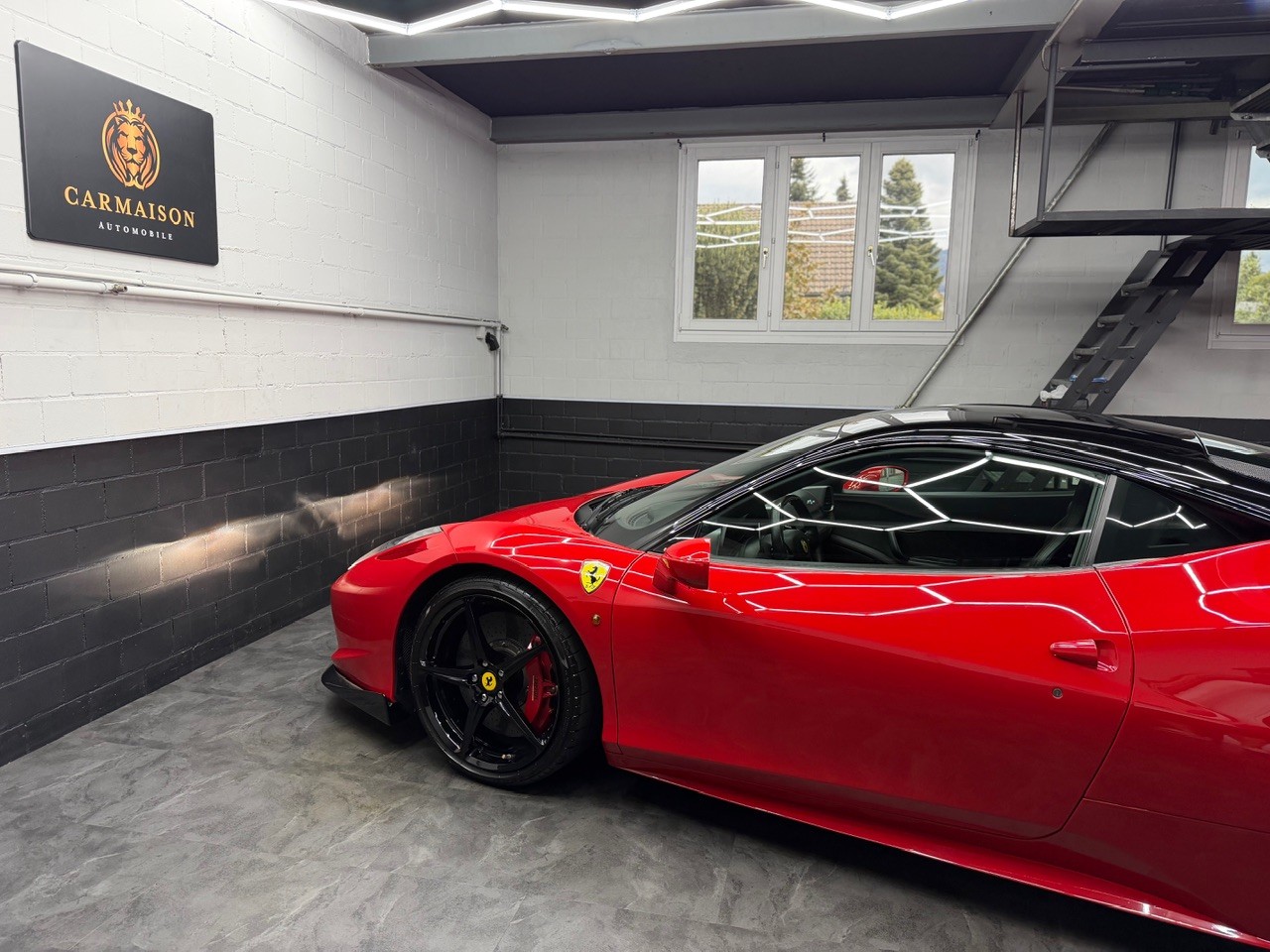 FERRARI 458 Italia 4.5 V8 | Racing Carbon Sitze | Carbon LED Lenkrad | Bicolor | Ferrari Servicegepflegt | Steinschlagschutzfolie-image-10