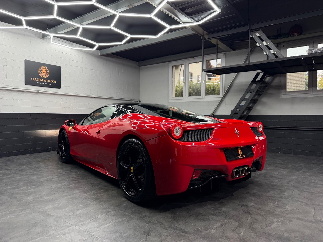 FERRARI 458 Italia 4.5 V8 | Racing Carbon Sitze | Carbon LED Lenkrad | Bicolor | Ferrari Servicegepflegt | Steinschlagschutzfolie-image-6