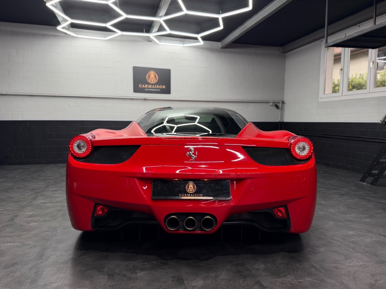 FERRARI 458 Italia 4.5 V8 | Racing Carbon Sitze | Carbon LED Lenkrad | Bicolor | Ferrari Servicegepflegt | Steinschlagschutzfolie-image-7