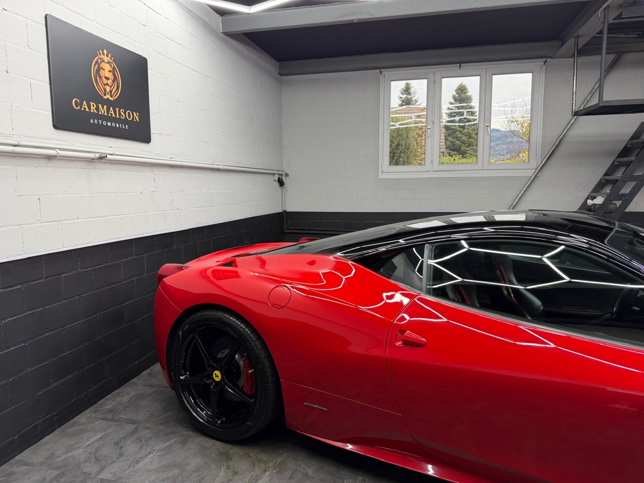 FERRARI 458 Italia 4.5 V8 | Racing Carbon Sitze | Carbon LED Lenkrad | Bicolor | Ferrari Servicegepflegt | Steinschlagschutzfolie-image-4