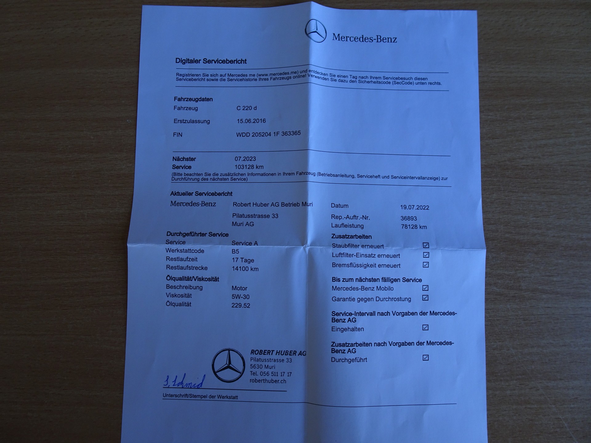MERCEDES-BENZ C 220 BlueTEC Swiss Star Avantgarde 7G-Tronic-image-13