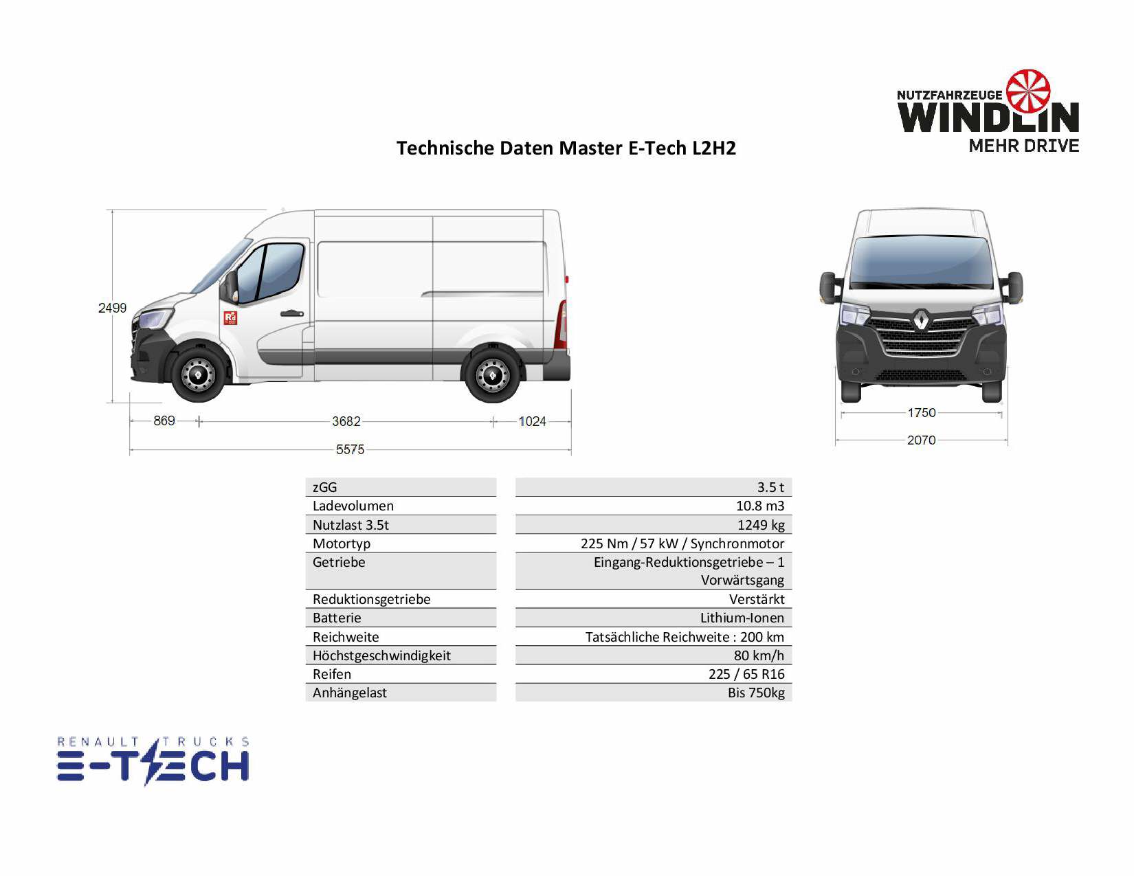 RENAULT Master E-Tech 3.5t EV 52kWh L2H2-image-15