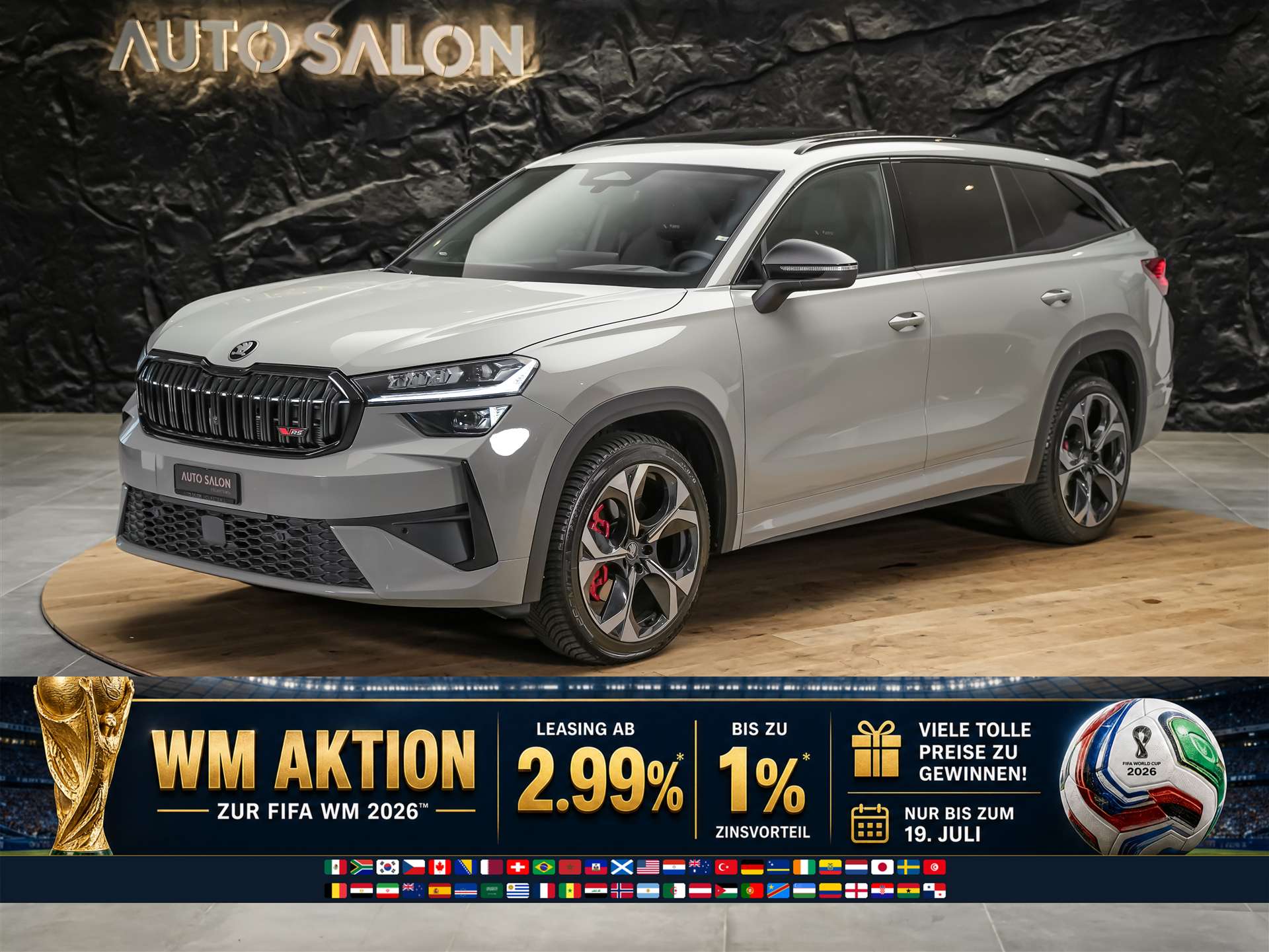 SKODA Kodiaq 2.0 TSI RS 4x4 *7 Sitze*Panorama*Sitzlüftung*Head-Up*-image-0