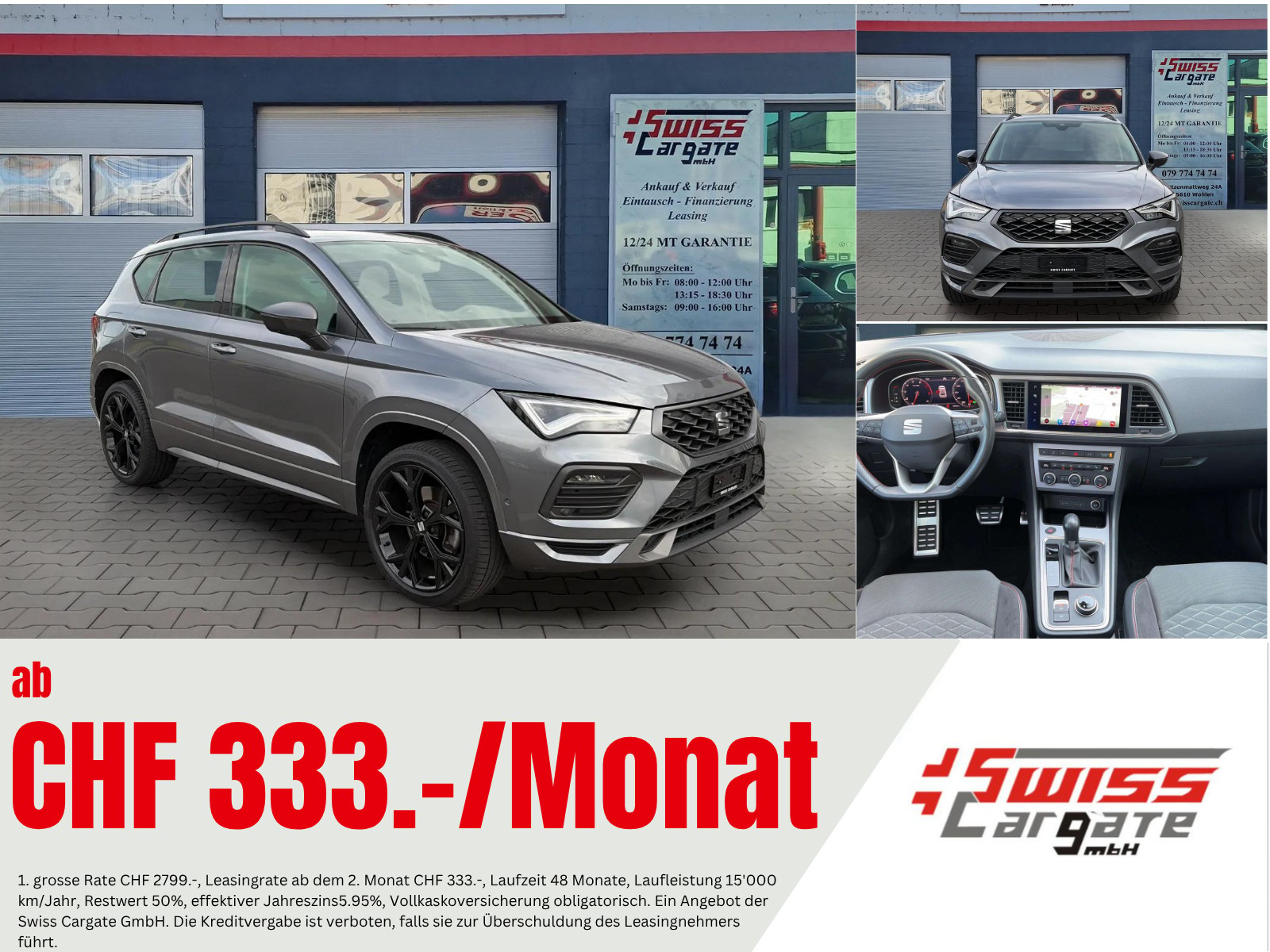 SEAT Ateca 2.0 TSI FR 4Drive DSG mit AHK & Panoramadach-image-0