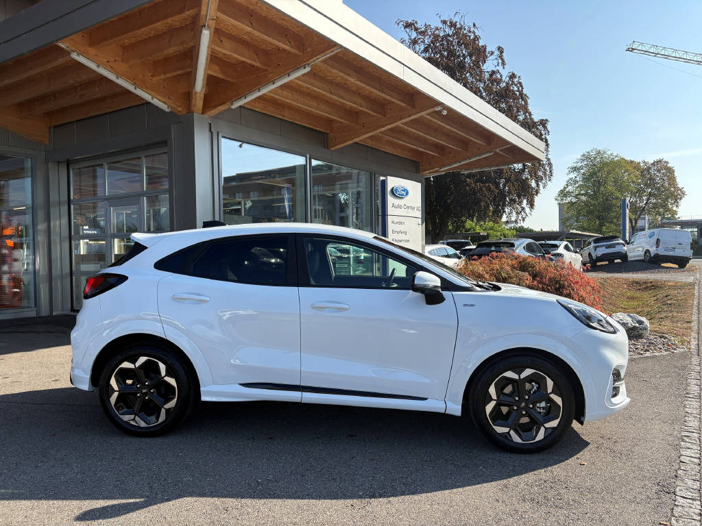 FORD Puma 1.0 EcoB Hybrid 155 ST-Line X **White Edition**-image-2