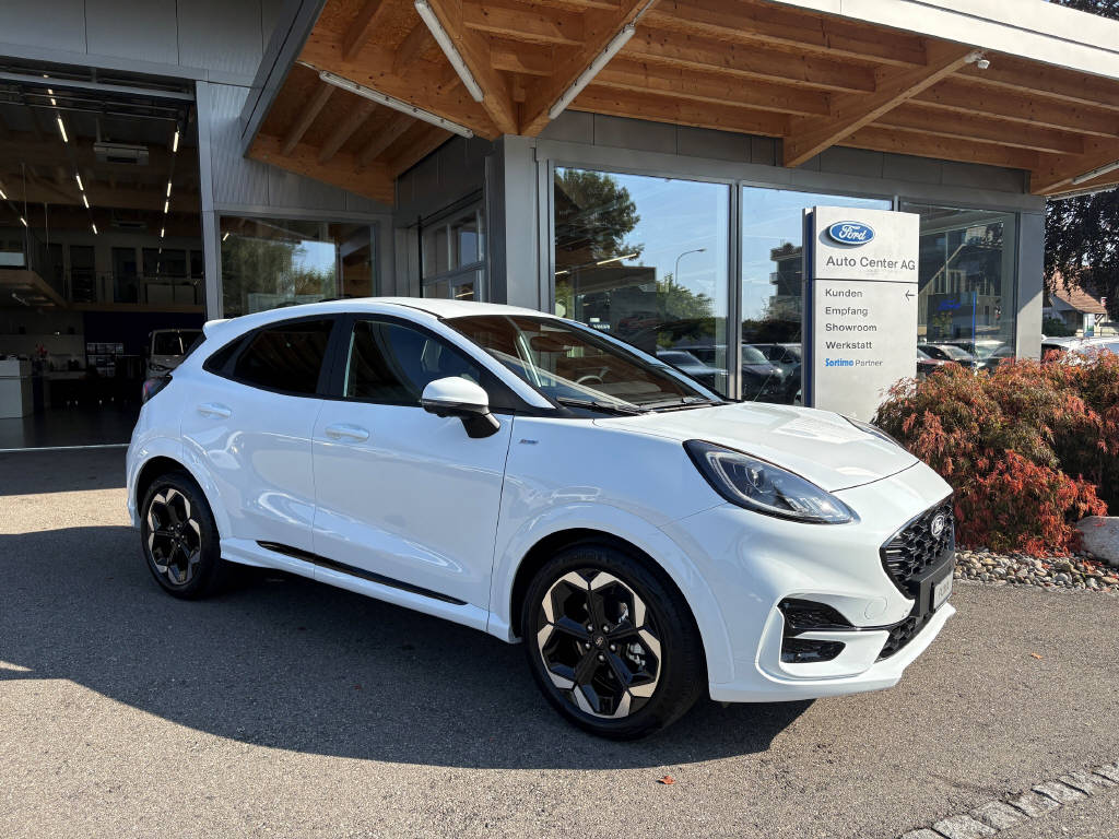 FORD Puma 1.0 EcoB Hybrid 155 ST-Line X **White Edition**-image-0