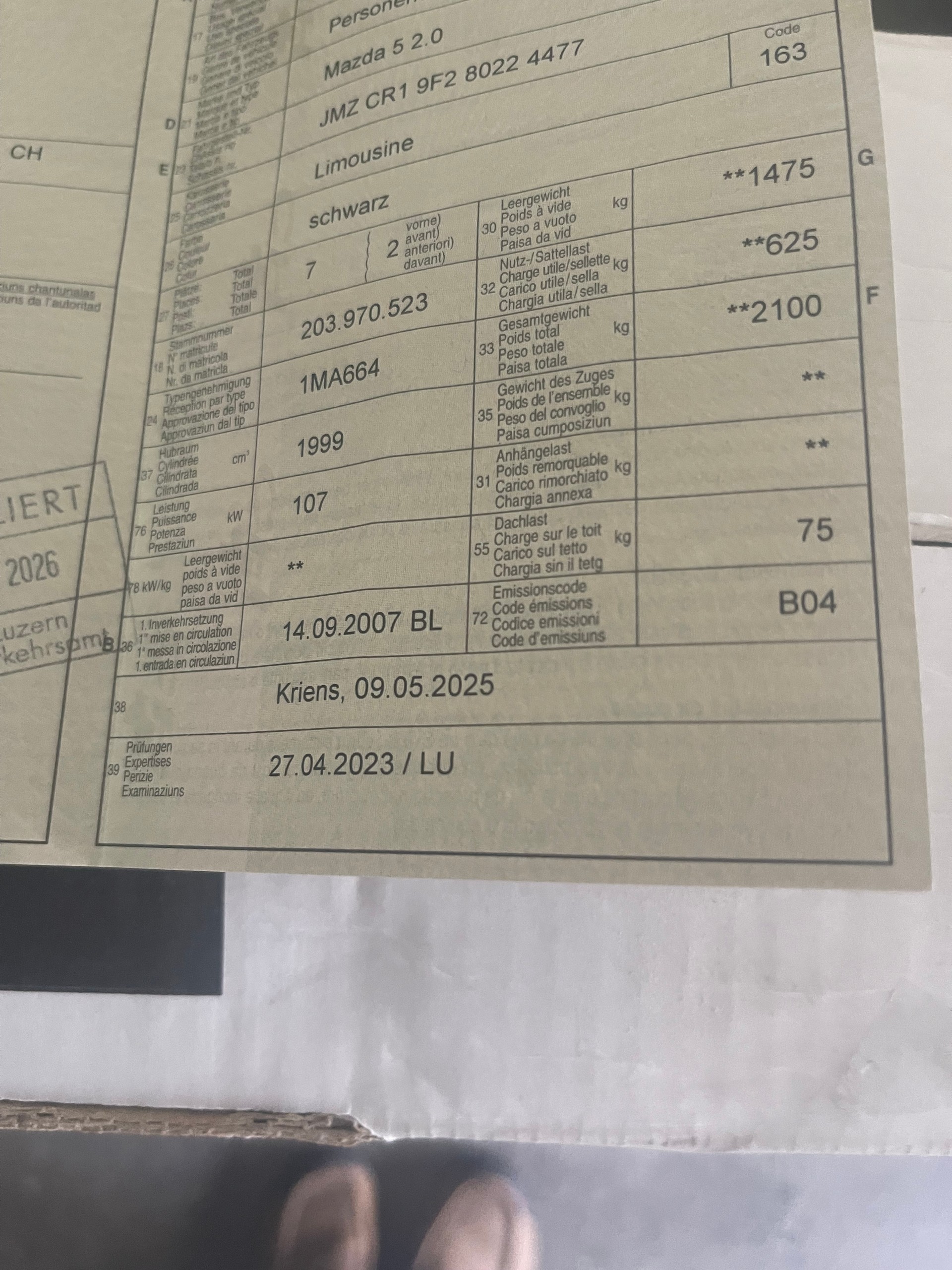 MAZDA 5 2.0 16V Sport-image-7