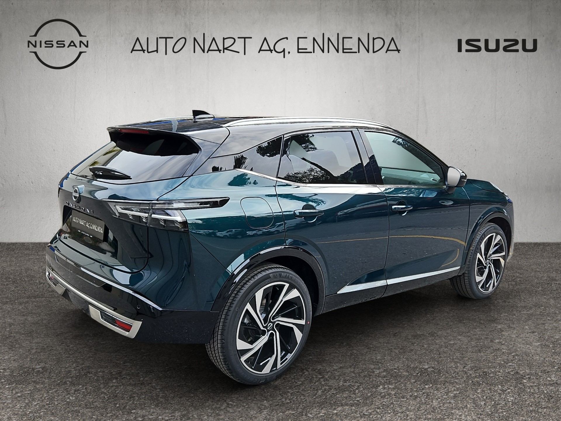 NISSAN Qashqai 1.3 MHEV Tekna+ 4x4 - Ocean green-image-4