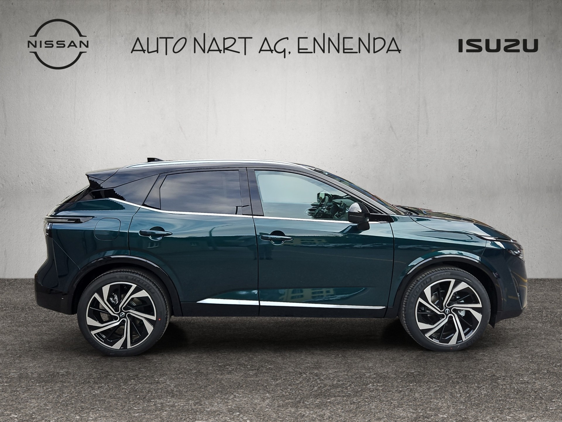 NISSAN Qashqai 1.3 MHEV Tekna+ 4x4 - Ocean green-image-5