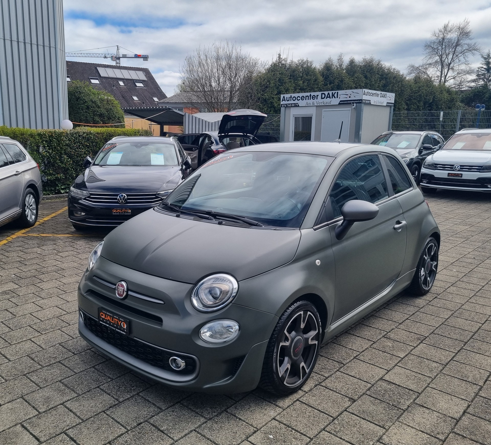 FIAT 500 0.9 Sport Sepcial grün matt Original Dualogic