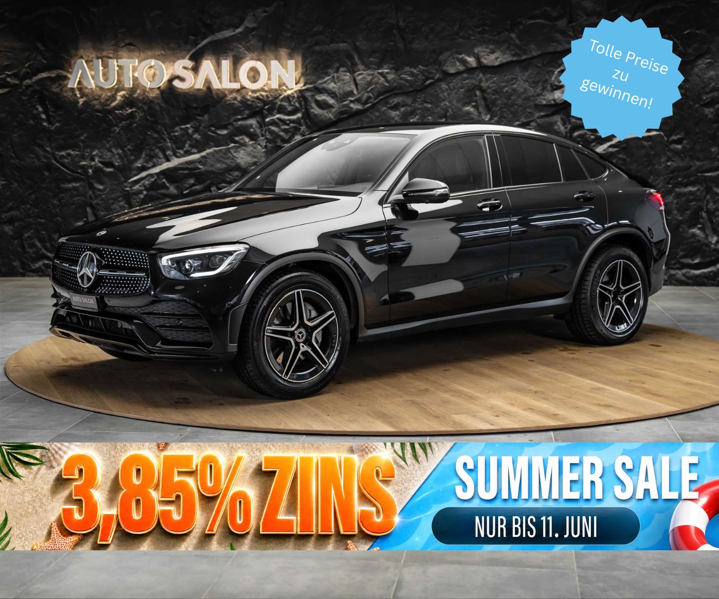 MERCEDES-BENZ GLC Coupé 300 d AMG Line 4Matic 9G-Tronic *Anhängerkupplung*-image-0