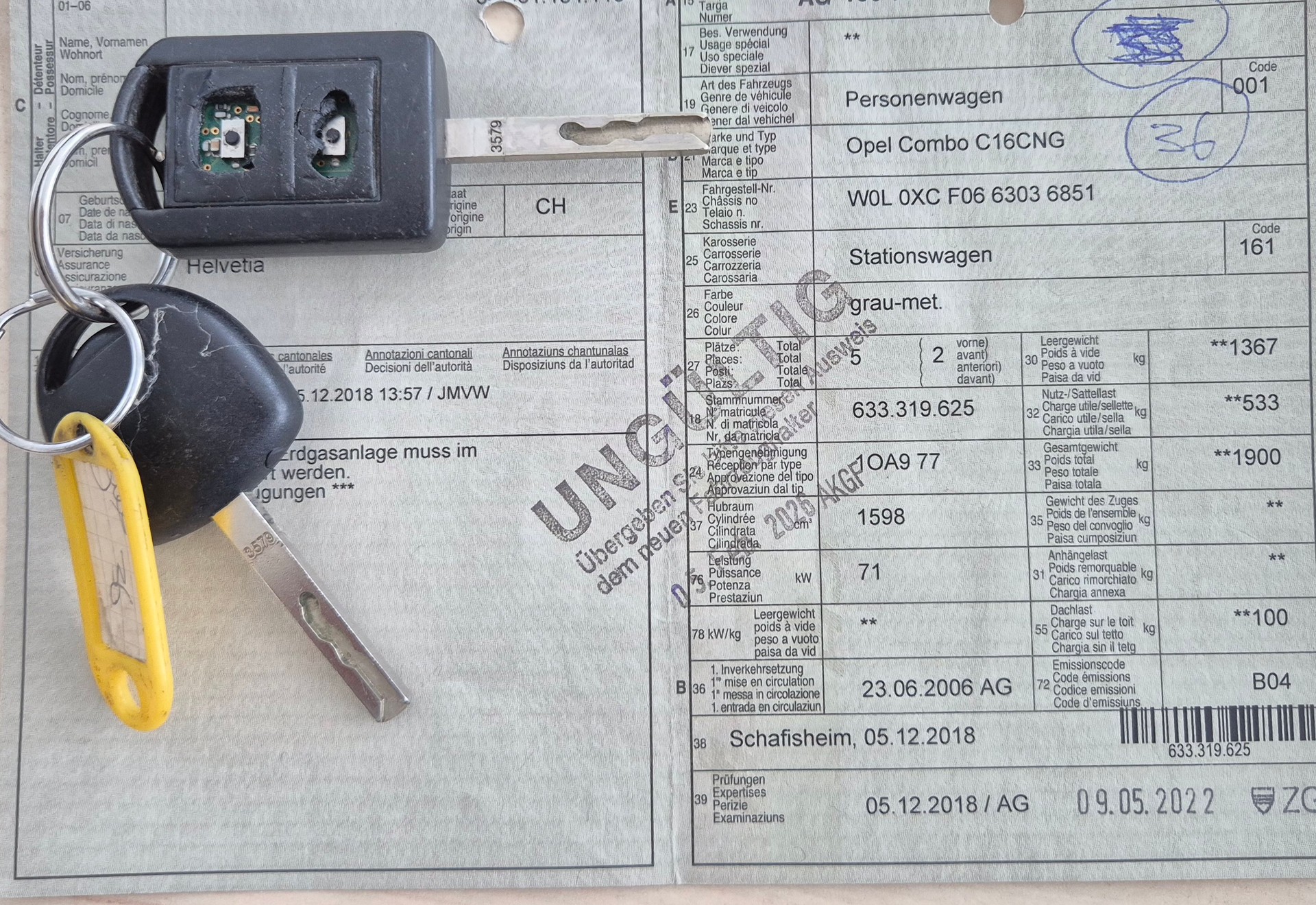 OPEL Combo Tour 1.6 CNG-image-1