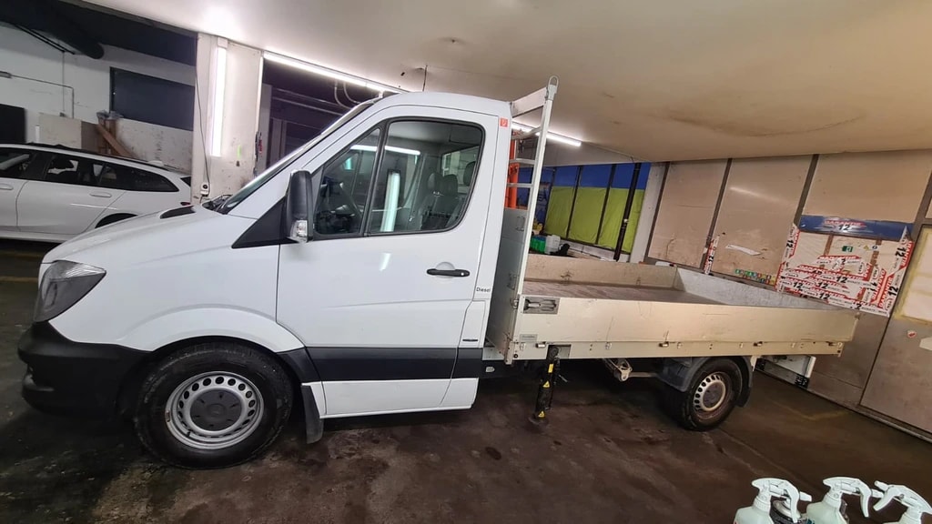 MERCEDES-BENZ Sprinter 314 CDI Standard ** 3-Plätzer ** Brücke mit Ladekran ** Frisch Ab MFK & Service **-image-2