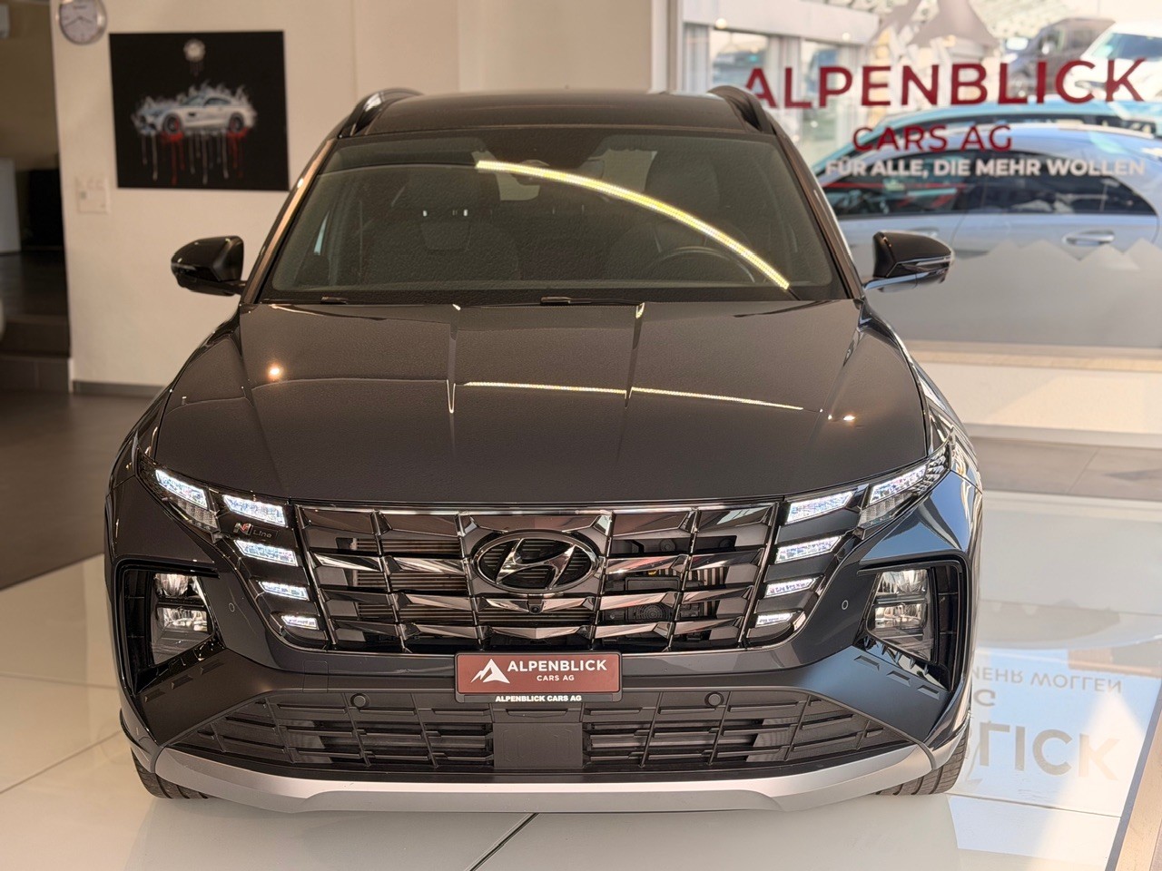HYUNDAI Tucson 1.6 TGDI HEV N Line 4WD - Schweizer Fahrzeug-image-2