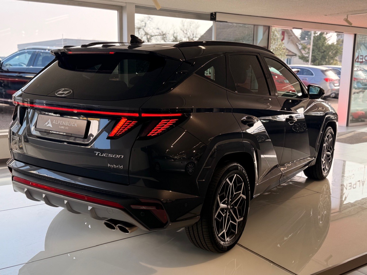 HYUNDAI Tucson 1.6 TGDI HEV N Line 4WD - Schweizer Fahrzeug-image-5