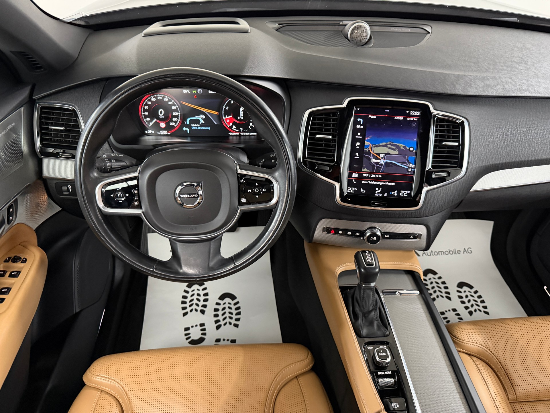VOLVO XC90 T6 AWD Inscription Polestar 334PS ONYX BLACK 7-seater Geartronic-image-15
