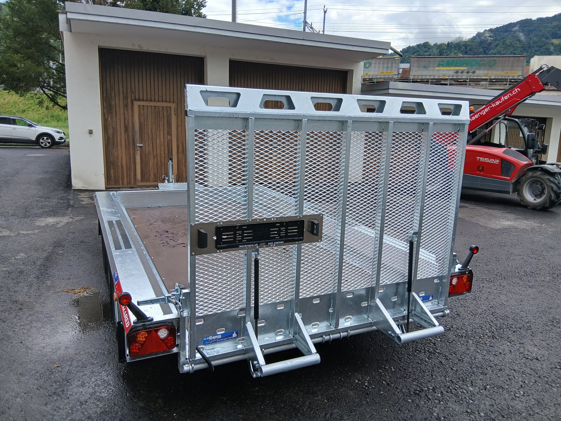 TEMARED BUILDER 4018/2 3'500kg Baumaschinentransporter ganze Rampe-image-4