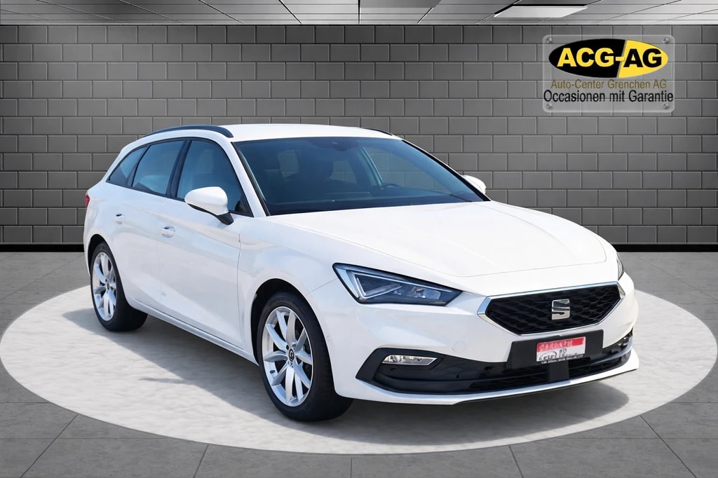 SEAT Leon ST 1.5 eTSI mHEV DSG Style ** Voll-Leder ** Digital Cockpit ** Elektrische Sitz mit Sitzmemory ** Modell 2023 **-image-0