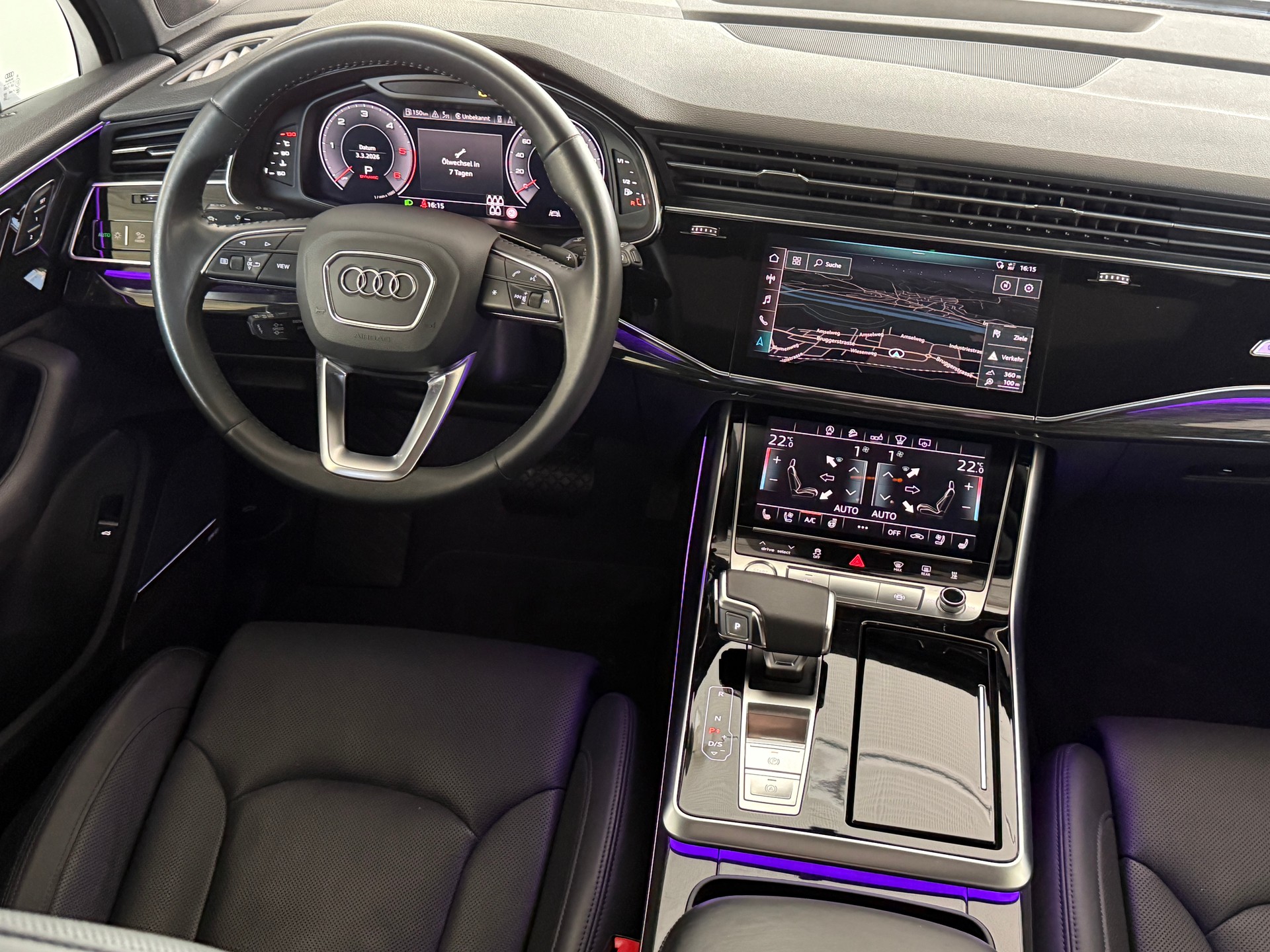 AUDI Q7 50 TDI quattro S Line tiptronic ***7-PLATZ***PANORAMADACH***LENKRADHEIZUNG***LUFTFEDERUNG***ALL-BLACK***-image-12