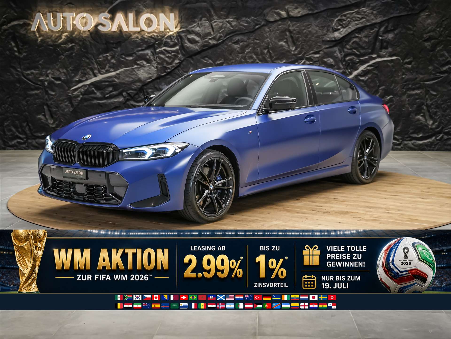 BMW 320d xDrive 48V Steptronic M Sport *Werksgarantie*Harman/Kardon*Abstandsregler*Head Up*-image-0