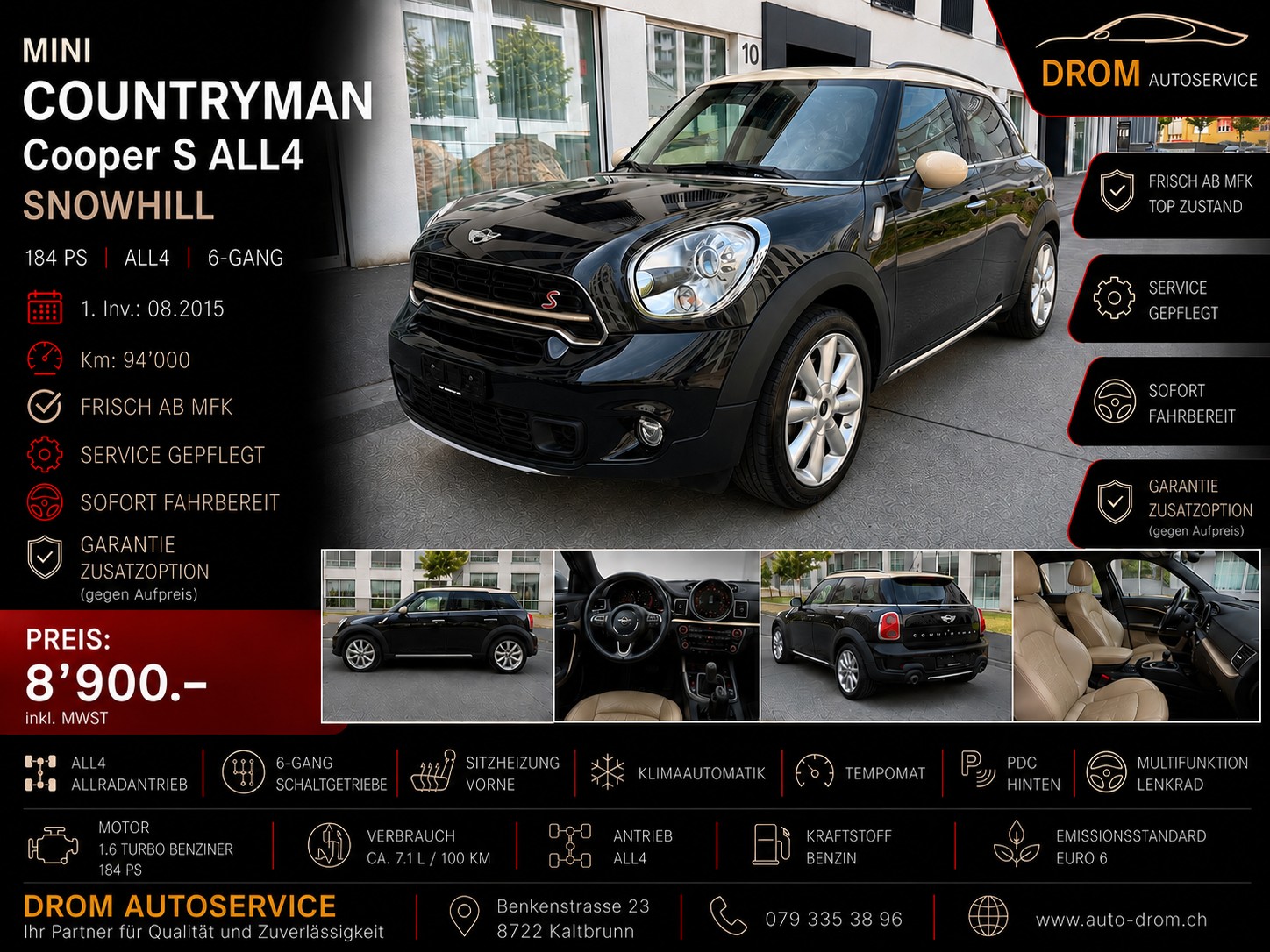 MINI Countryman Cooper S ALL4 Snowhill-image-0