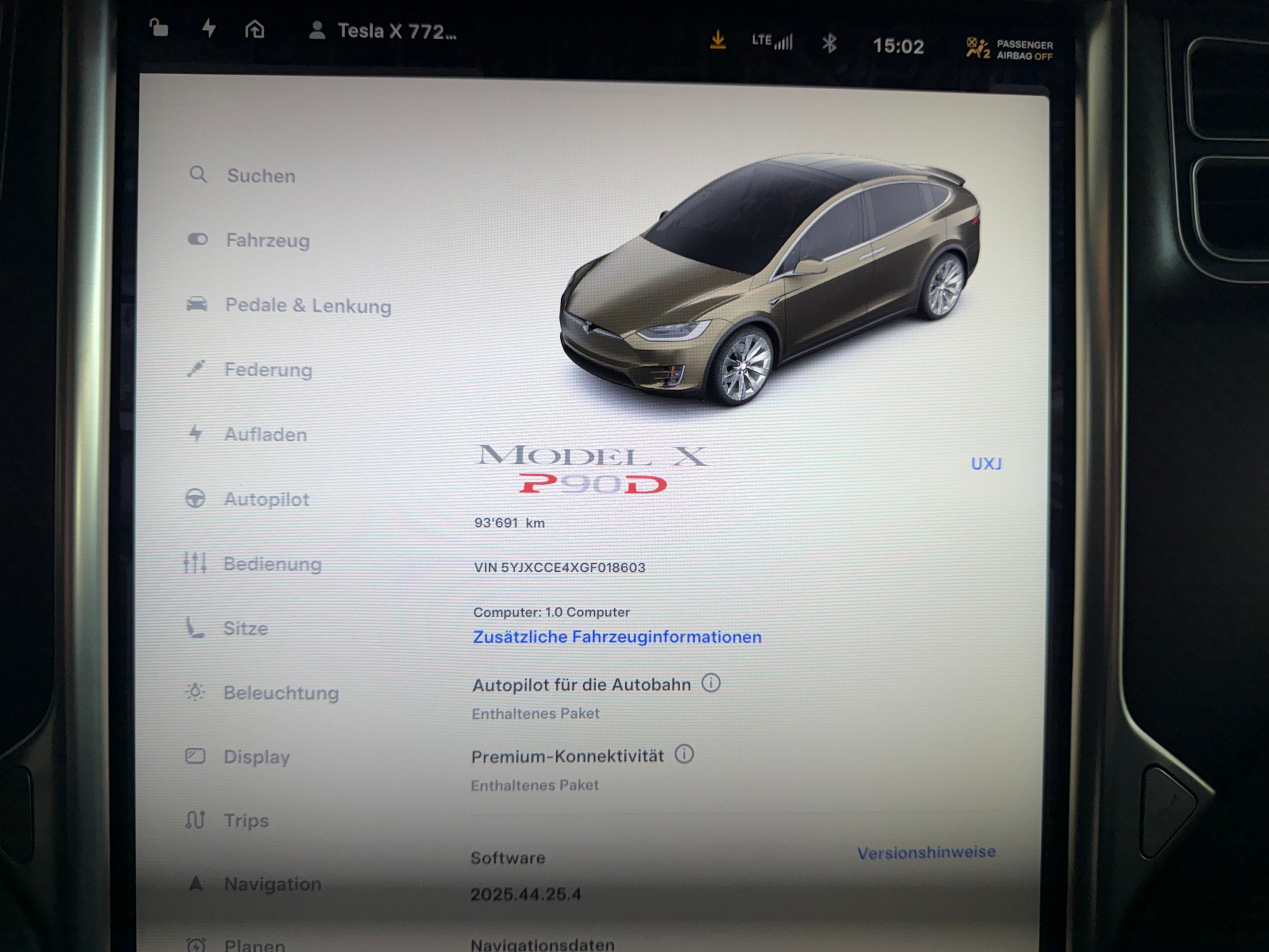 TESLA Model X 90 D Signature Performance 772 PS 4X4 * FREE SUPERCHARGING *-image-22