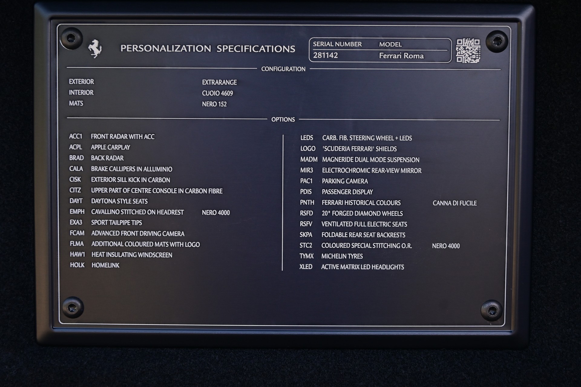 FERRARI Roma 3.9 V8 T **Historical Canna Di Fucile**PPF Schutzfolie**-image-28