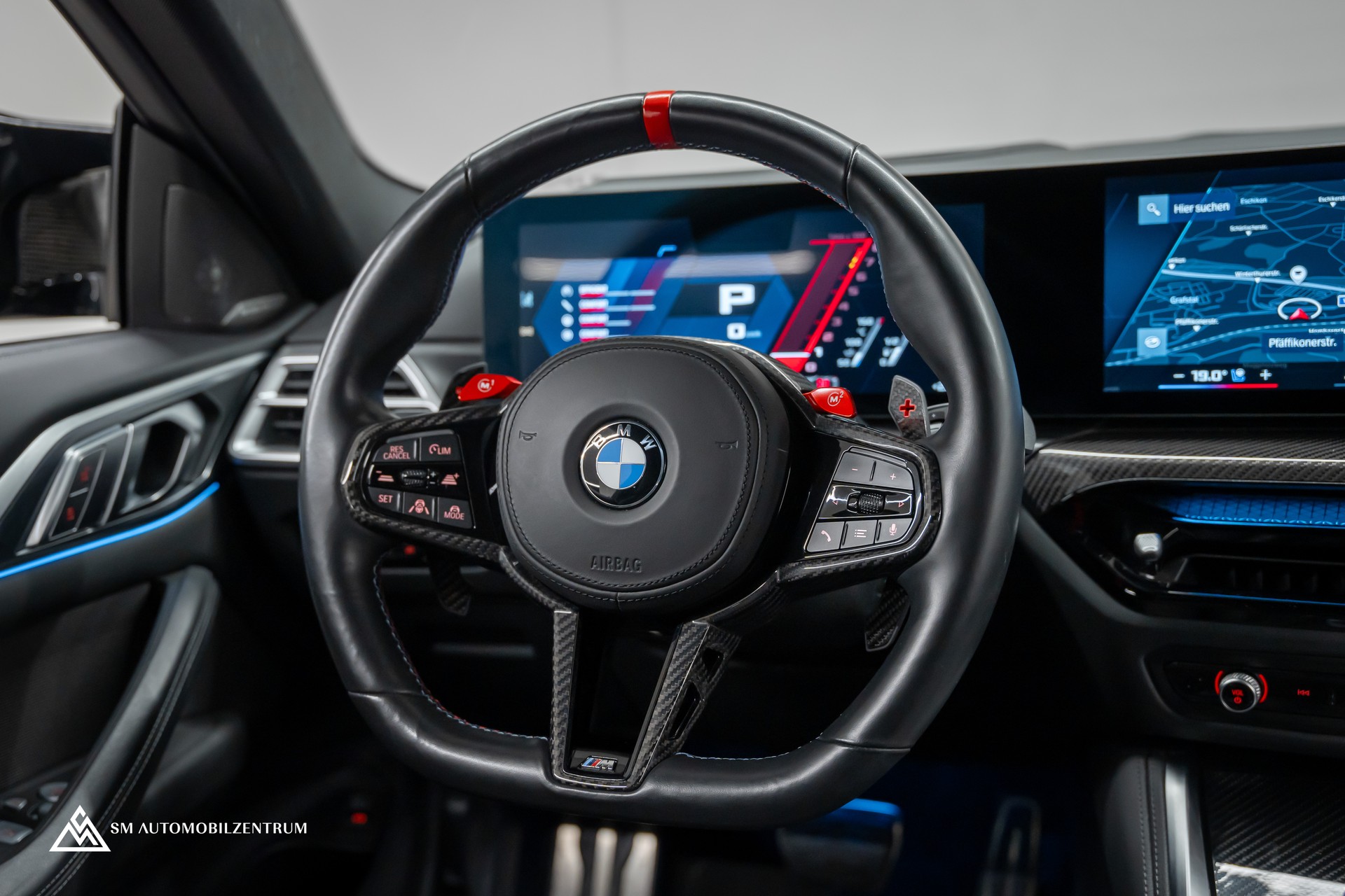 BMW M4 Competition xDrive Coupé / CH / Werksgarantie / Carbon Exterieur & Interieur / Tansanitblau / 360°-image-29