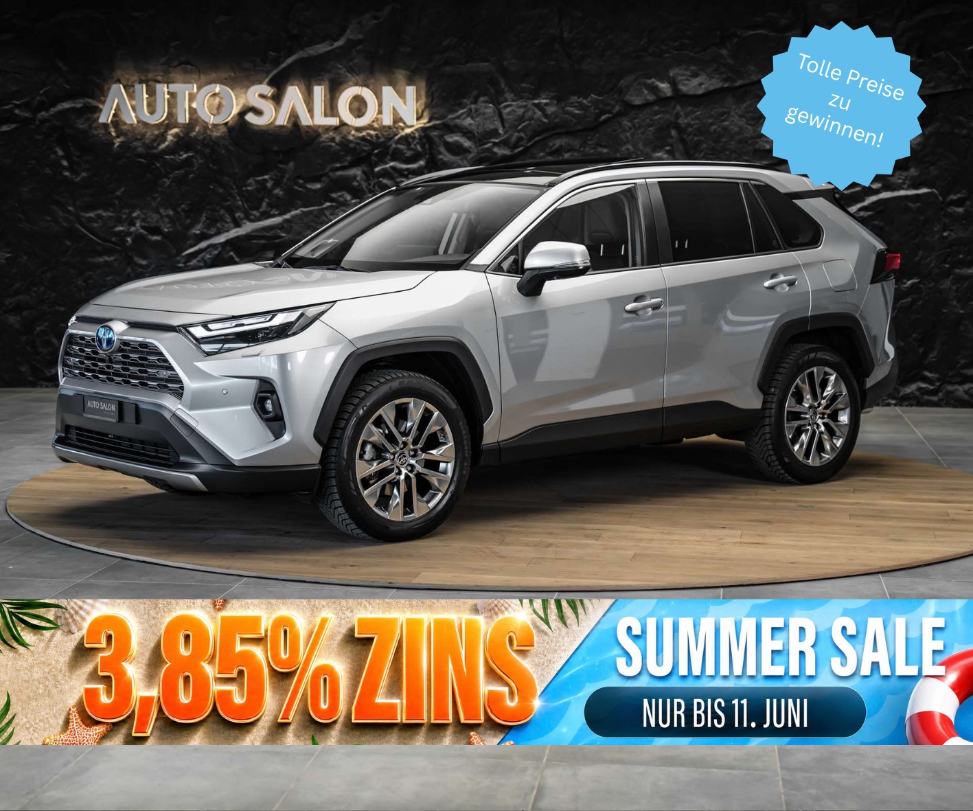 TOYOTA RAV-4 2.5 HSD ADVENTURE e-CVT 4WD *Werksgarantie*LED Scheinwerfer*Panorama*Sitzbelüftung*JBL*