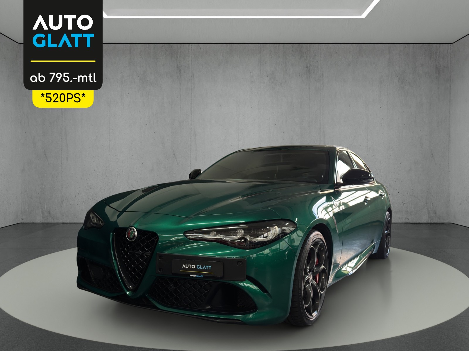 ALFA ROMEO Giulia 2.9 V6 Quadrifoglio "Verde Montreal-Akrapovic"-image-0