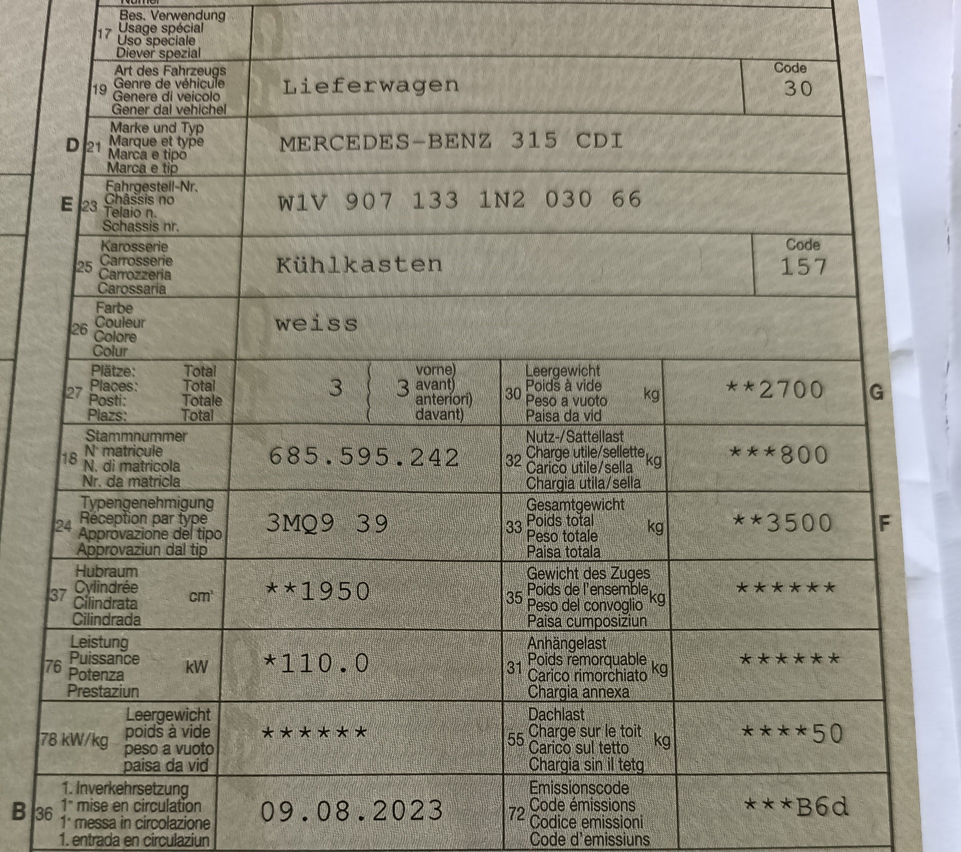 MERCEDES-BENZ 2.0 CDI 315-image-6