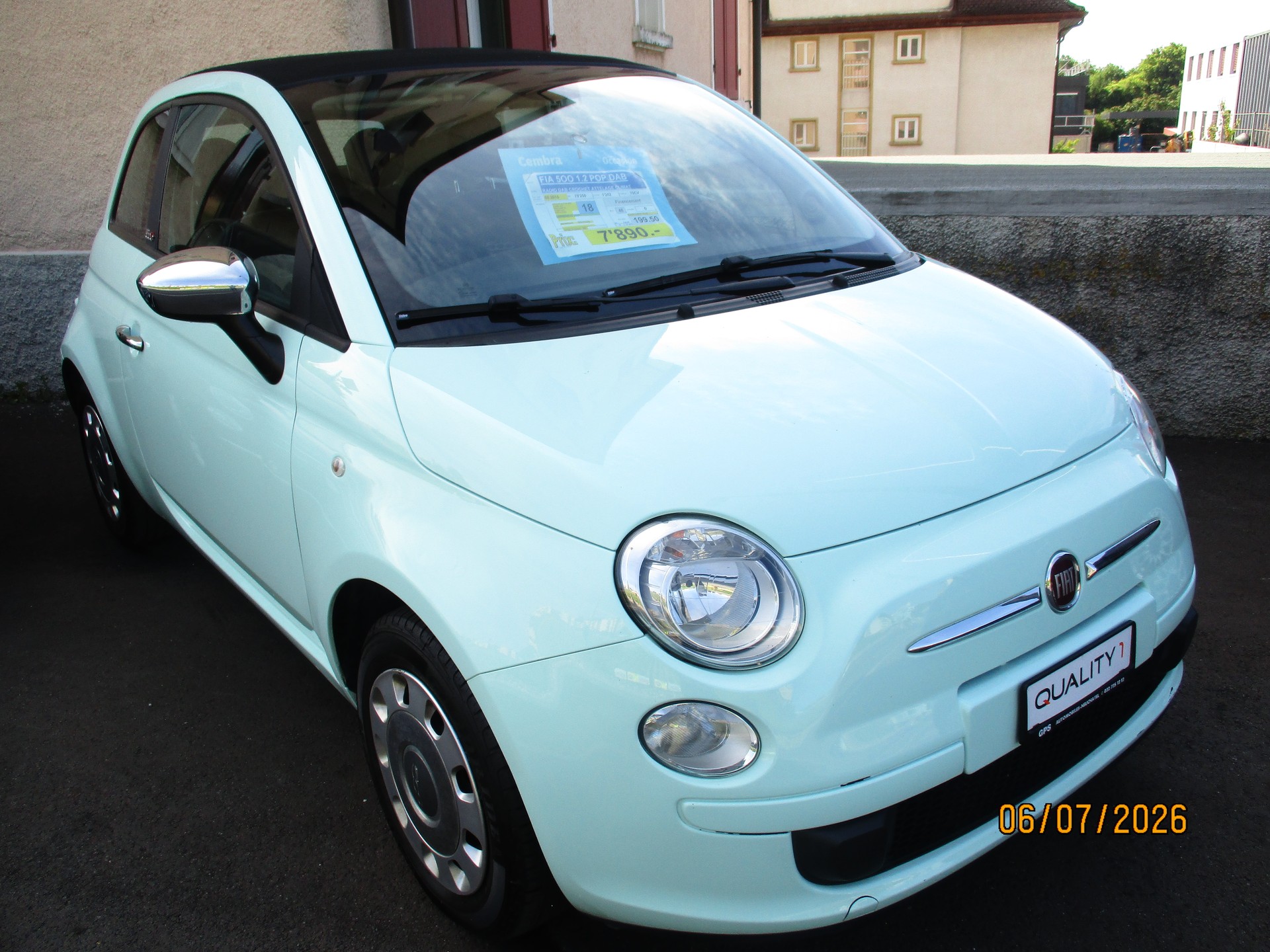 FIAT 500C 1.2 Pop DAB TEL-image-1