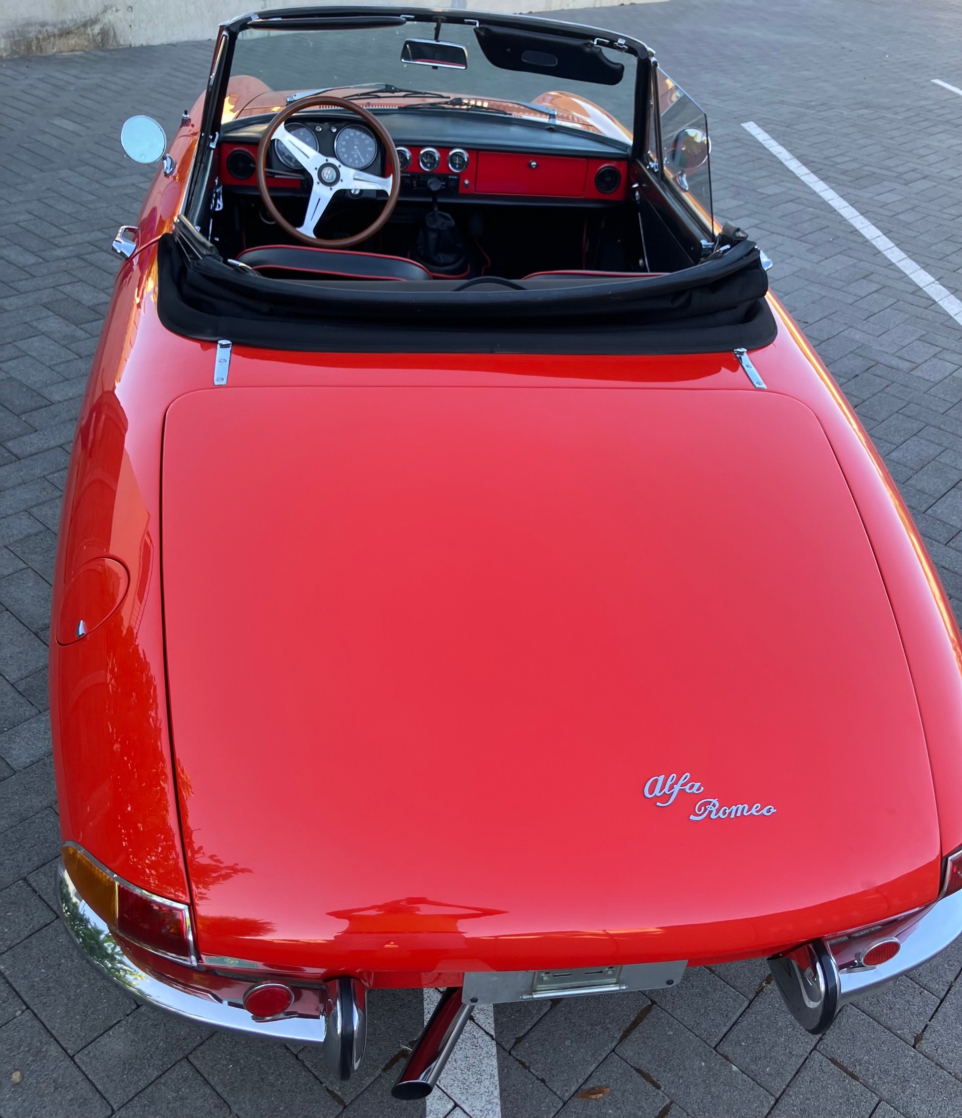 ALFA ROMEO SPIDER 1600 Duetto Osso di seppia-image-4
