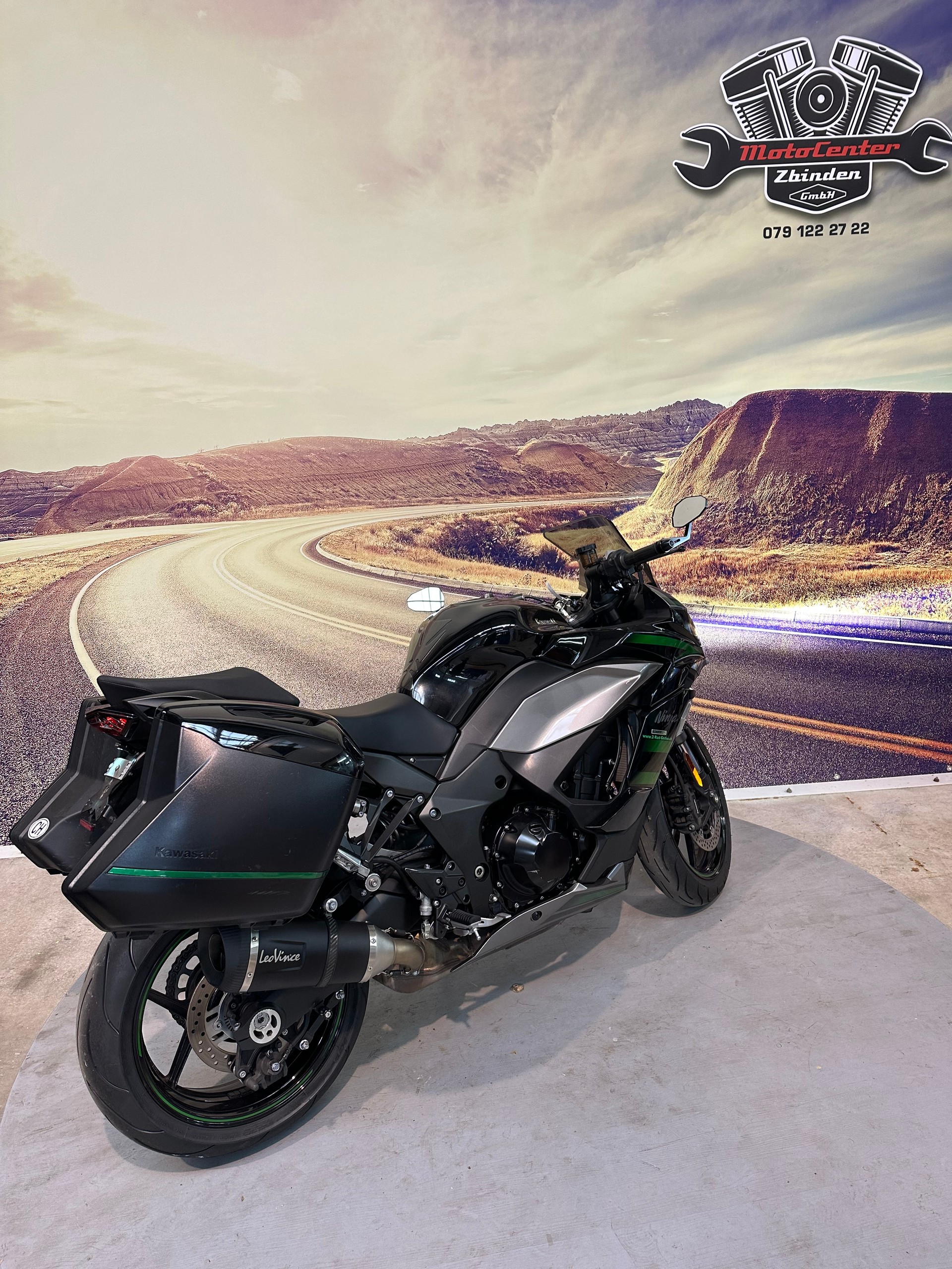 KAWASAKI Ninja 1000 SX SE Tourer Leovince Auspuff-image-6
