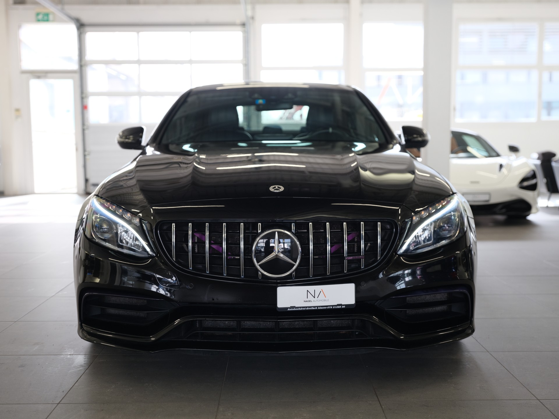 MERCEDES-BENZ C 63 AMG Speedshift *AMG Abgasanlage* *Panorama* *Burmester Soundsystem*-image-2