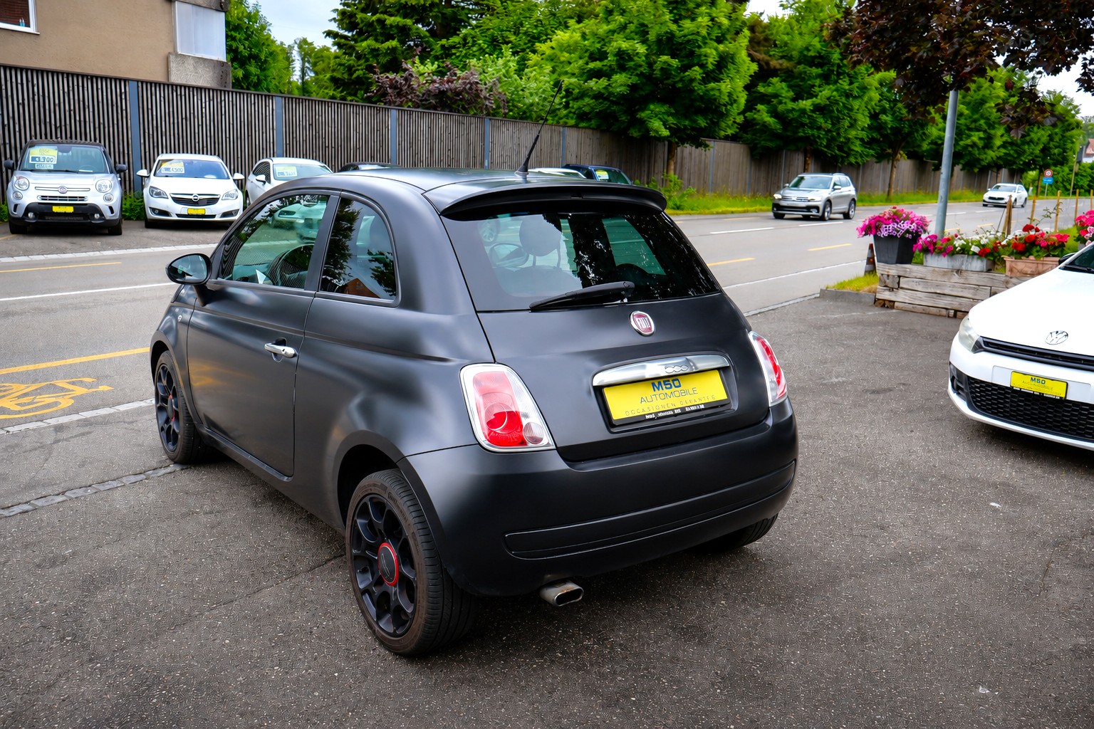 FIAT 500 0.9 Twinair Turbo Matt Black-image-5
