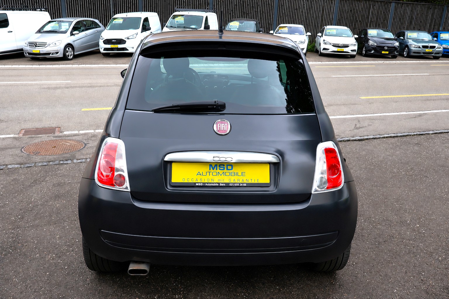 FIAT 500 0.9 Twinair Turbo Matt Black-image-7