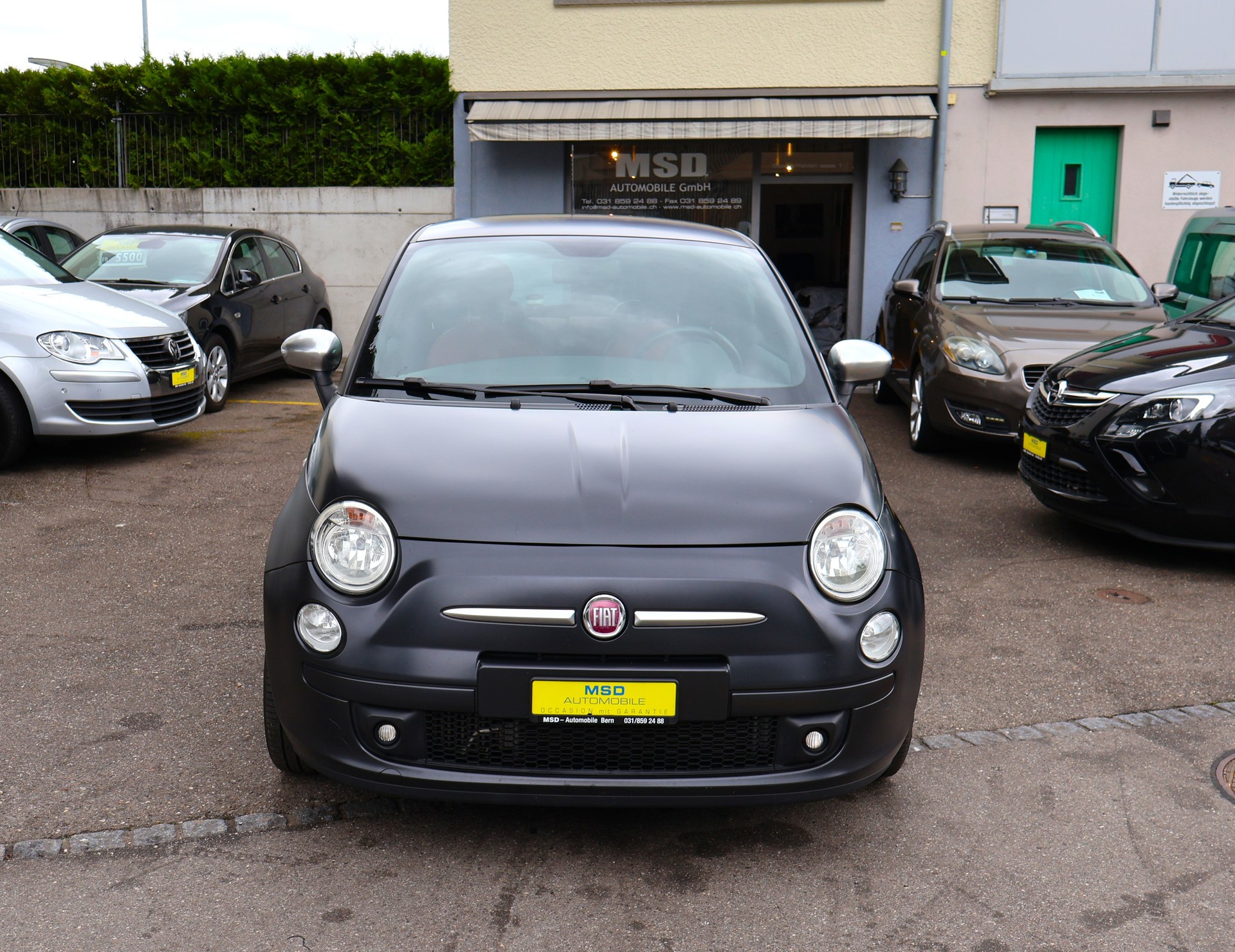 FIAT 500 0.9 Twinair Turbo Matt Black-image-0