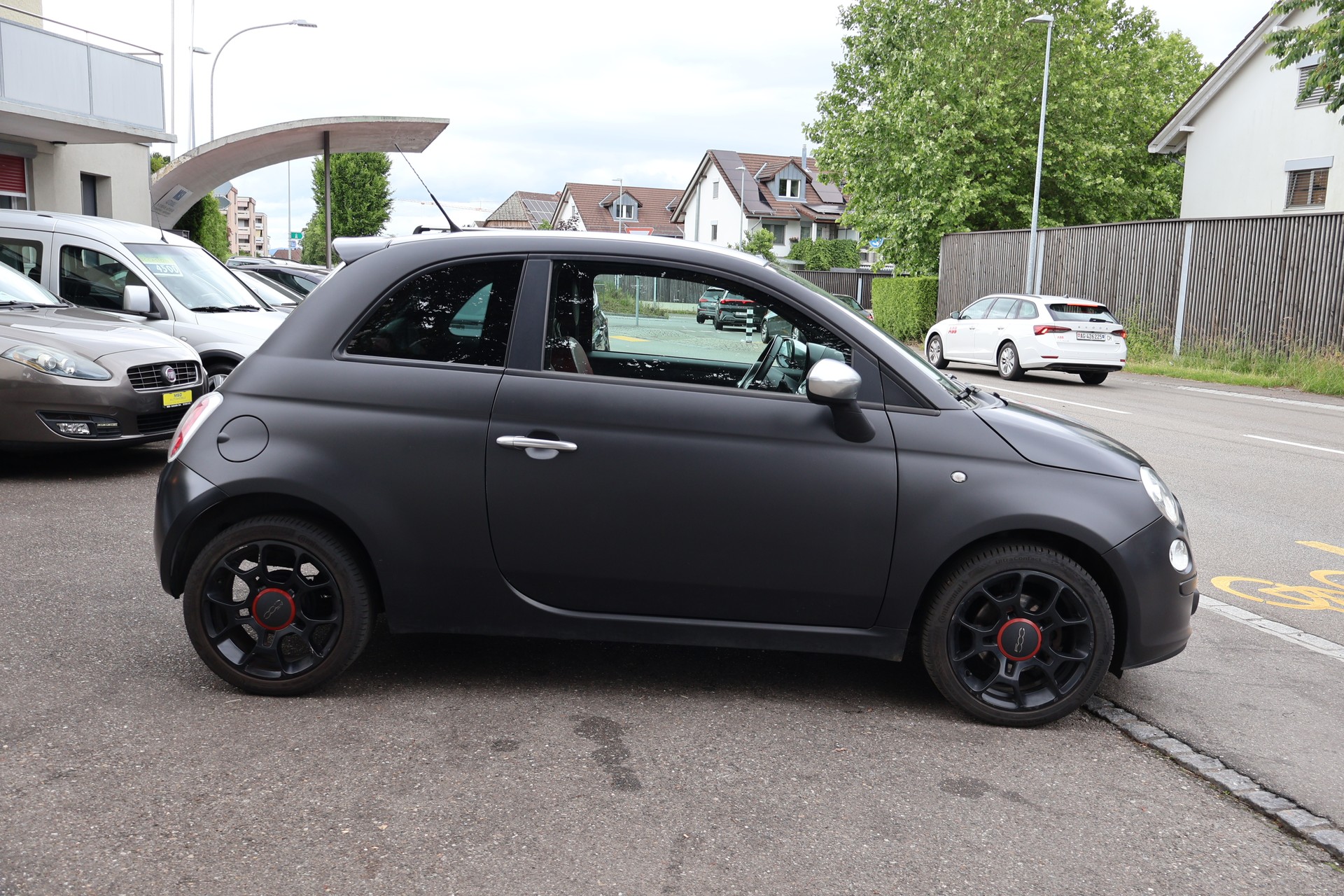 FIAT 500 0.9 Twinair Turbo Matt Black-image-4