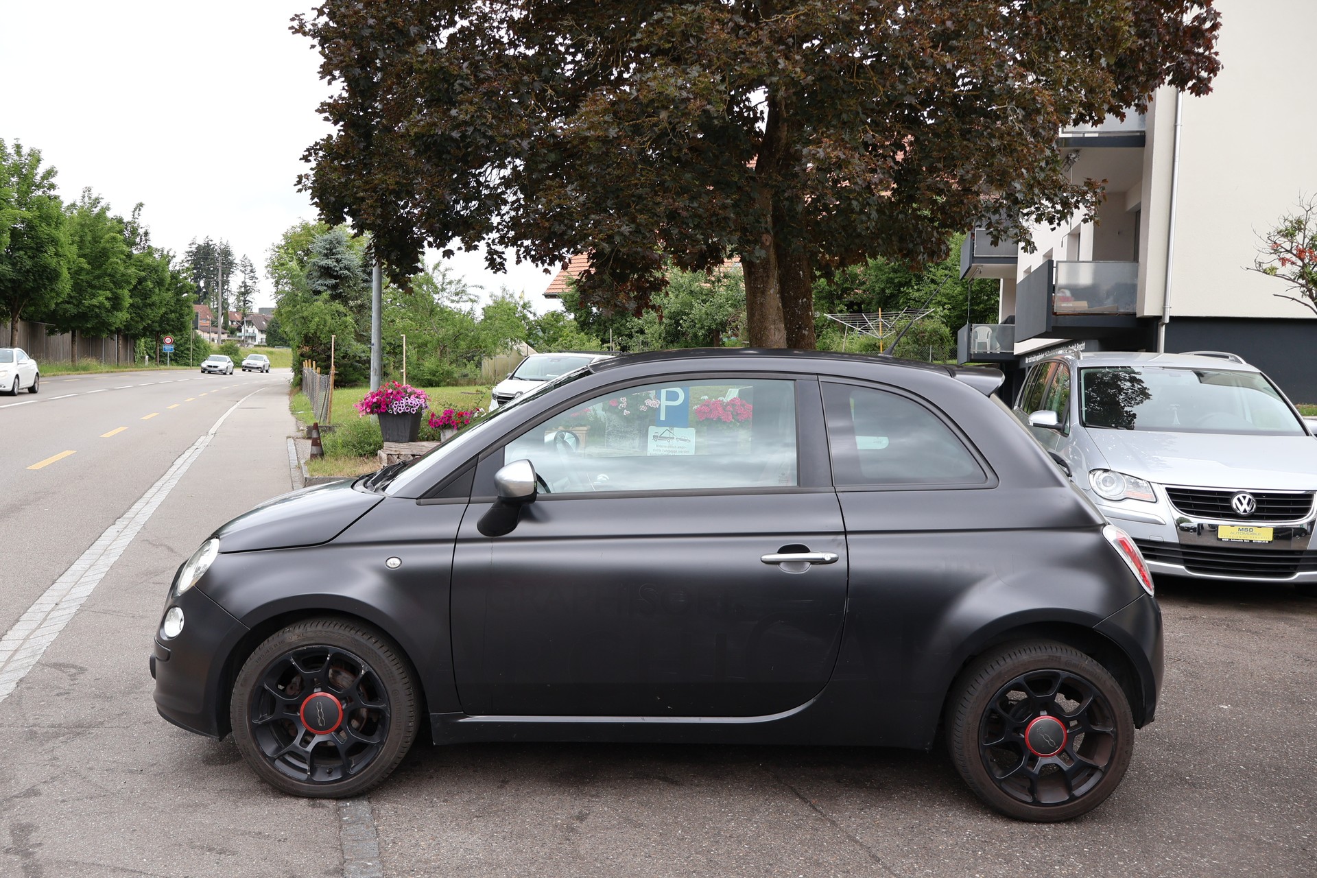 FIAT 500 0.9 Twinair Turbo Matt Black-image-3